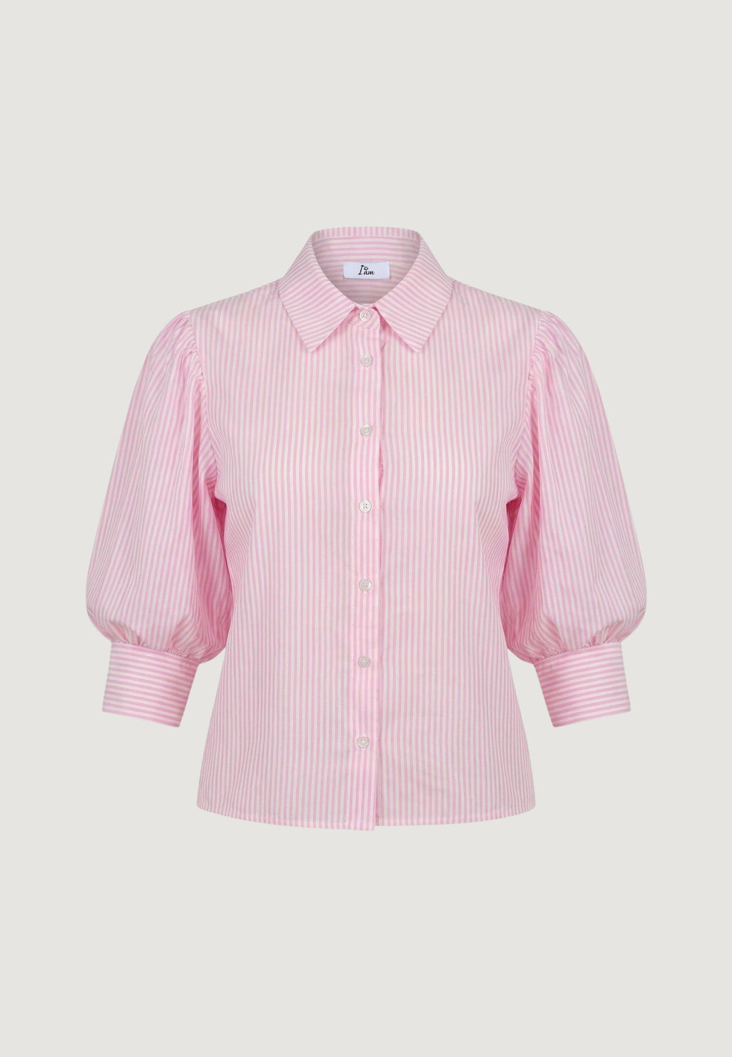 Camicia manica lunga I am Camicia Cotone Maniche Balloon