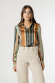 Camicia manica lunga I am MONICA SATIN SHIRT