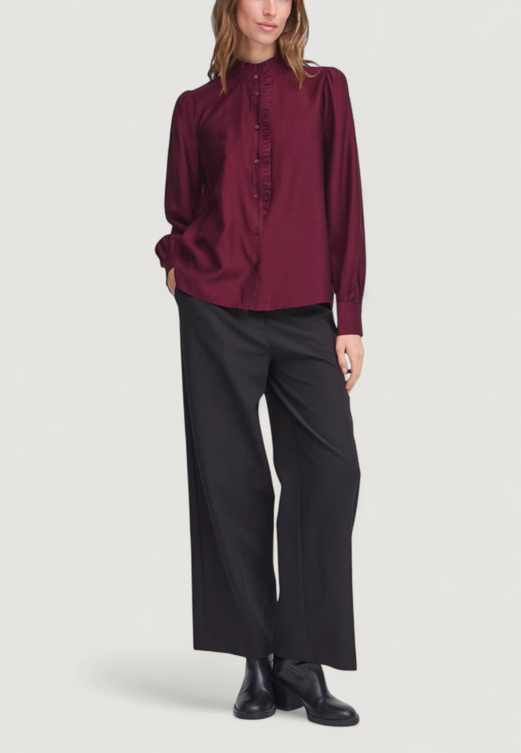 Camicia manica lunga ICHI IHKARLANI SH