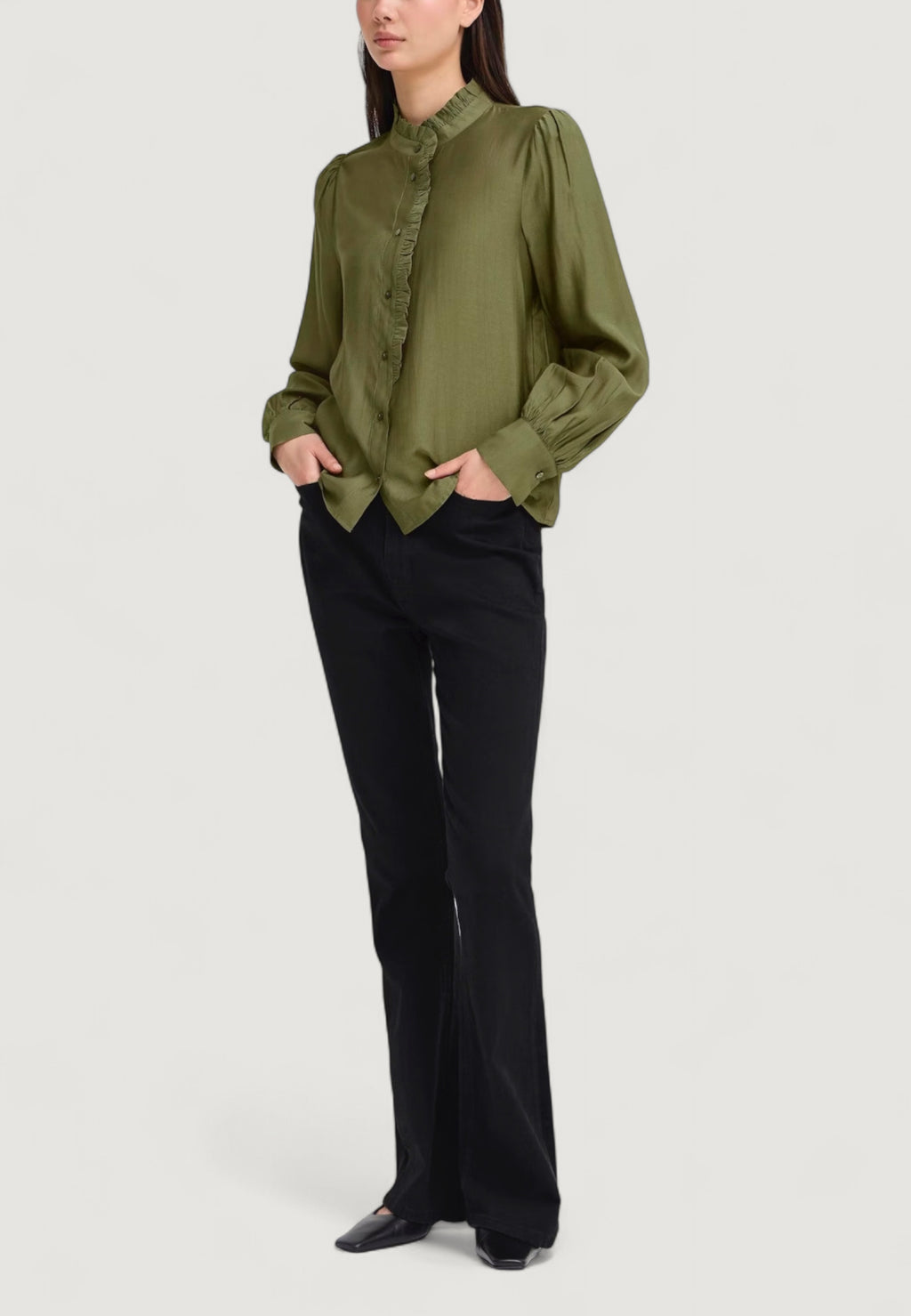 Camicia manica lunga ICHI IHKARLANI SH