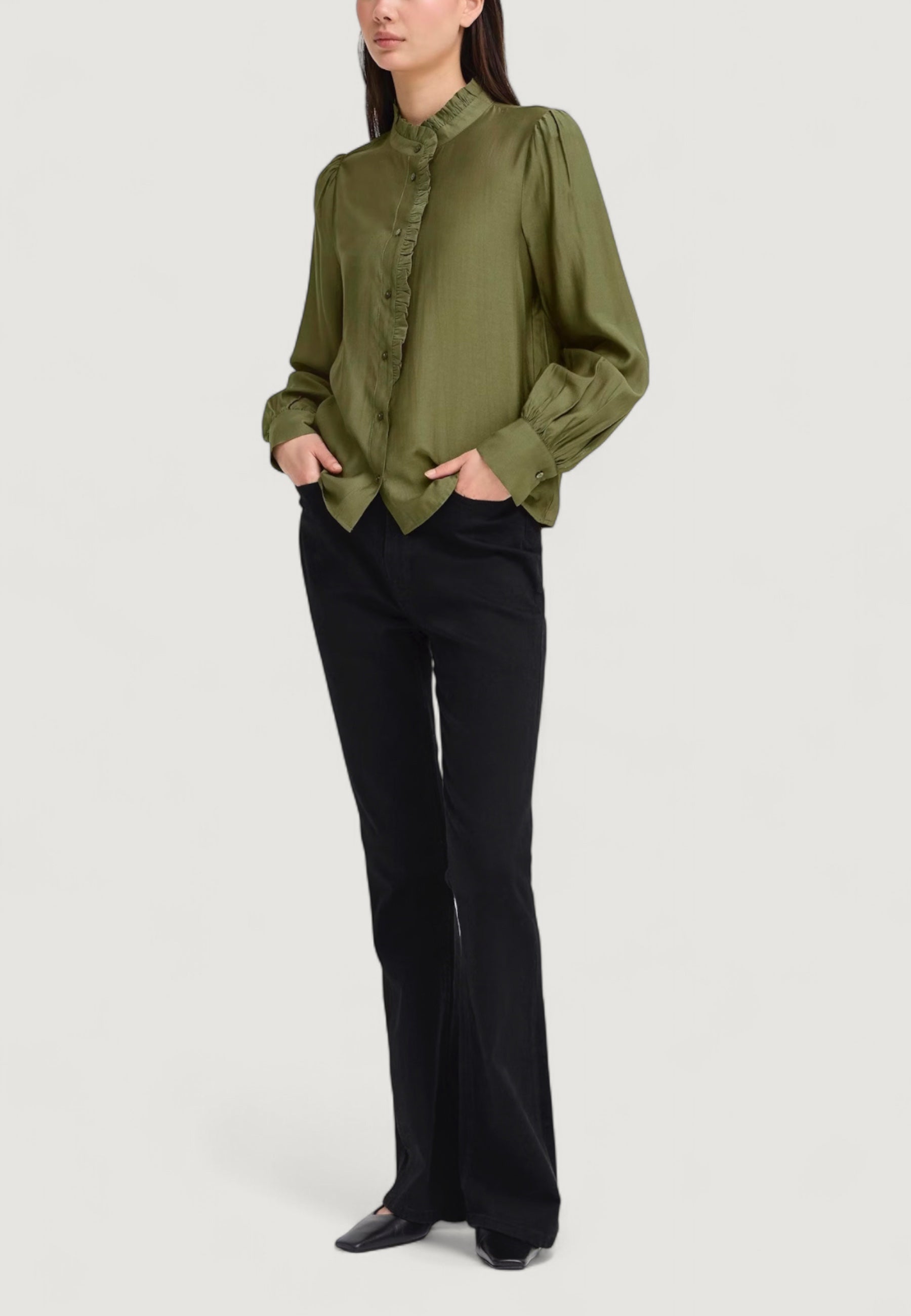 Camicia manica lunga ICHI IHKARLANI SH