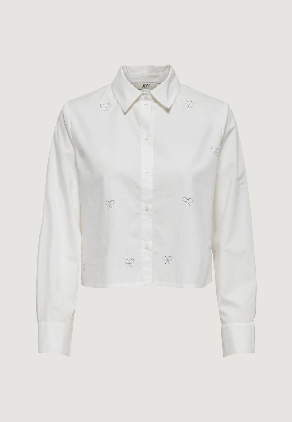 Camicia manica lunga Jacqueline de Yong Jdyriley L/S Short Emb. Shirt Wvn