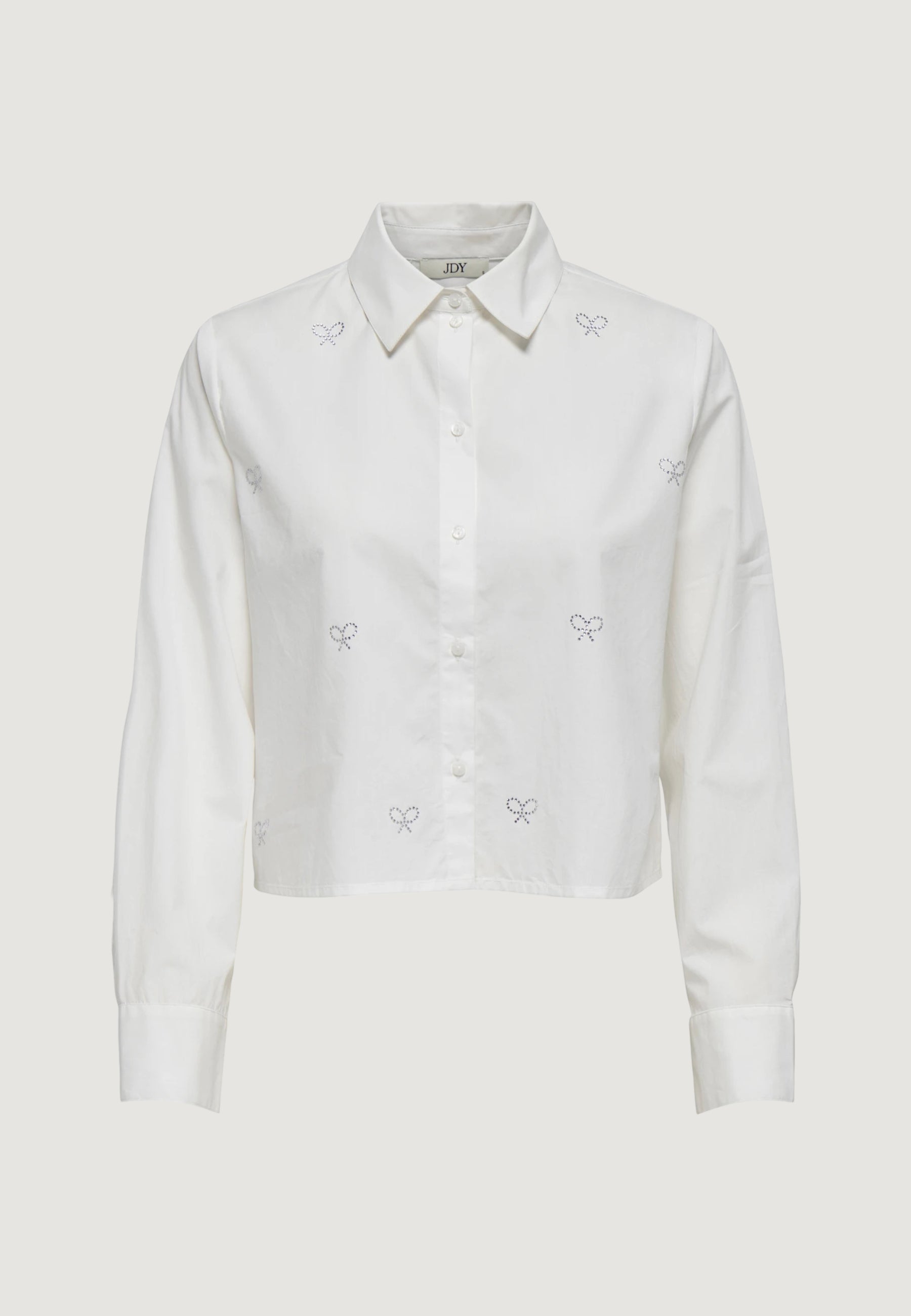 Camicia manica lunga Jacqueline de Yong Jdyriley L/S Short Emb. Shirt Wvn