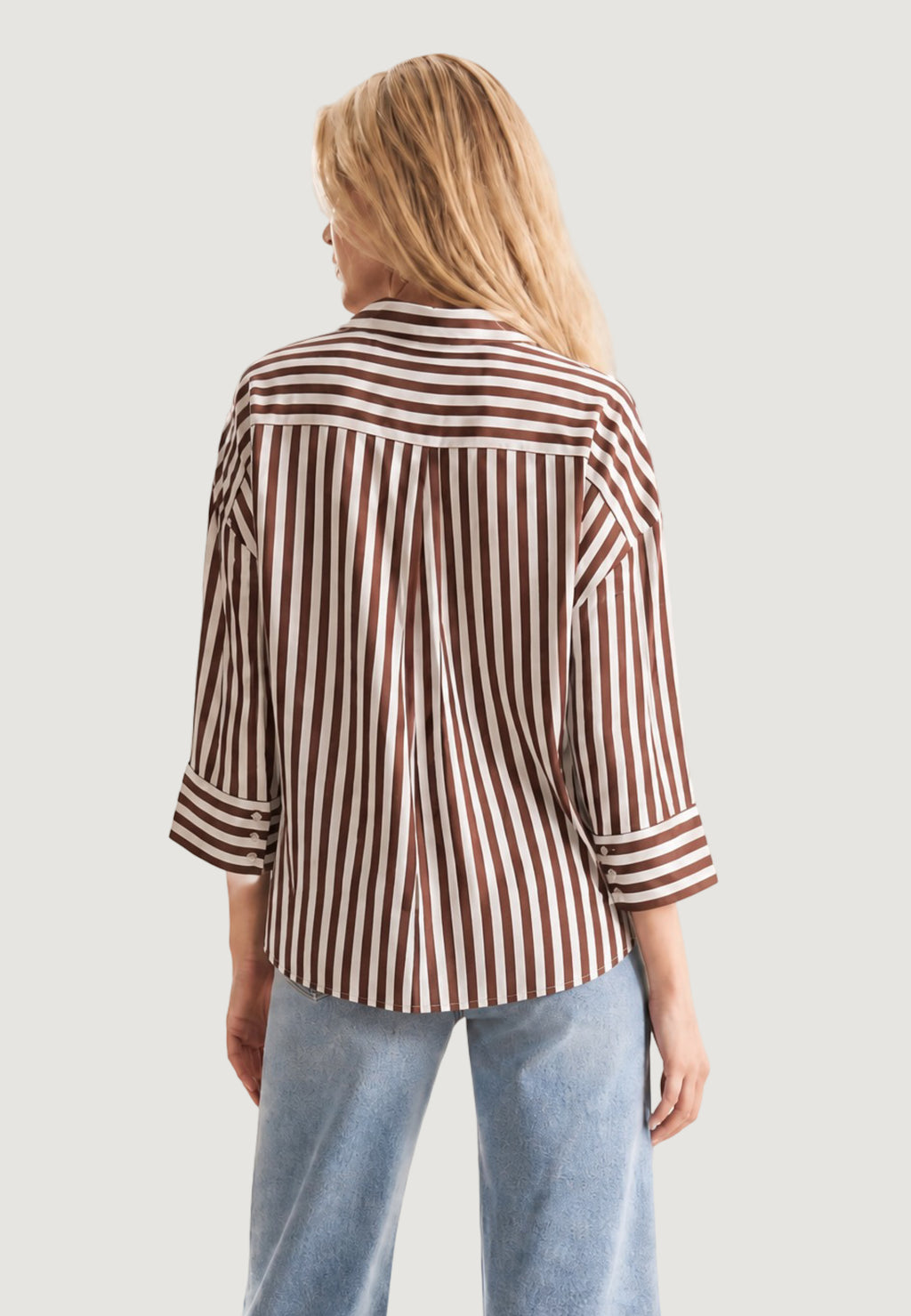 Long sleeves shirts Jacqueline de Yong Jdylaurel Life 7/8 Shirt Wvn