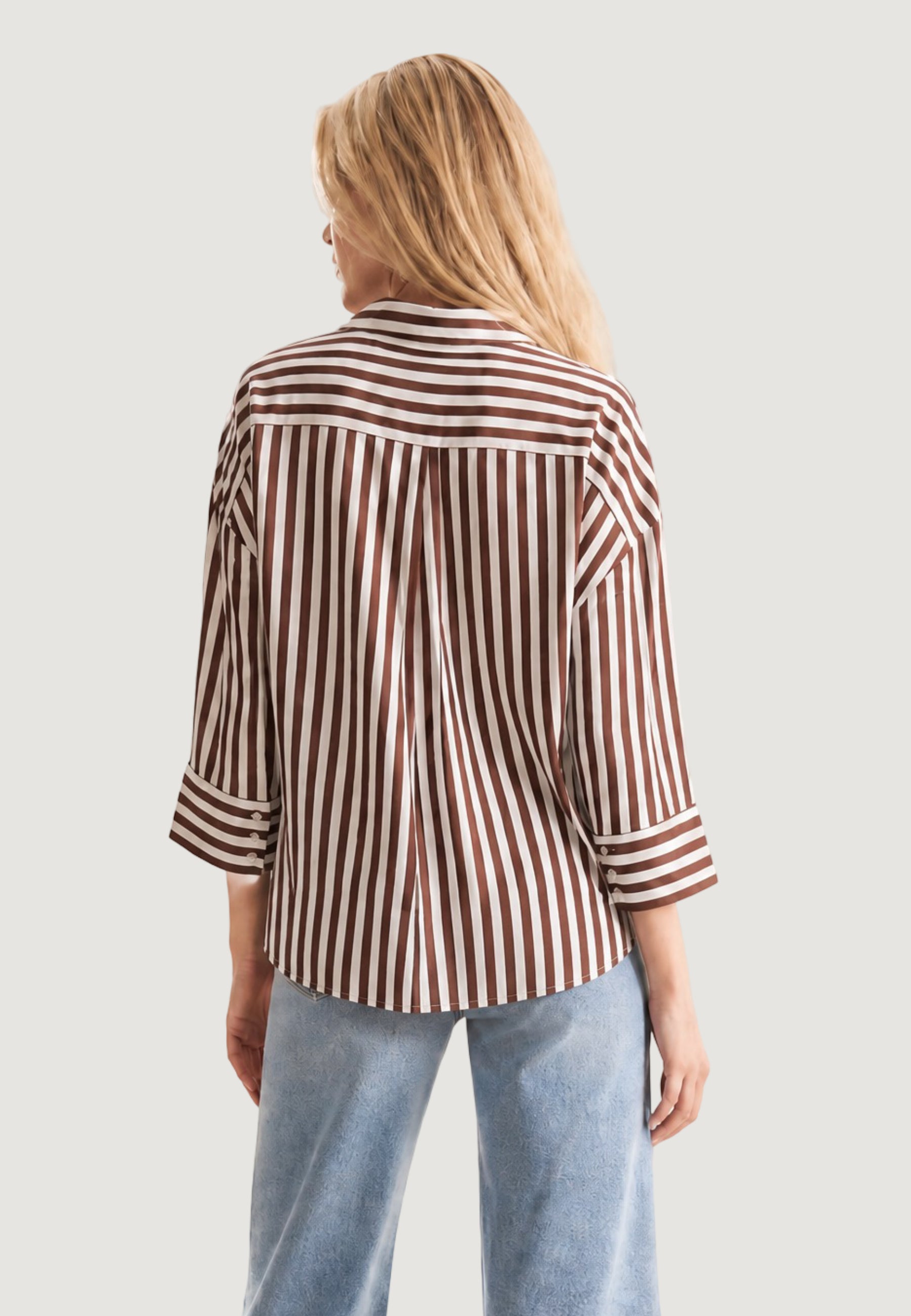 Long sleeves shirts Jacqueline de Yong Jdylaurel Life 7/8 Shirt Wvn