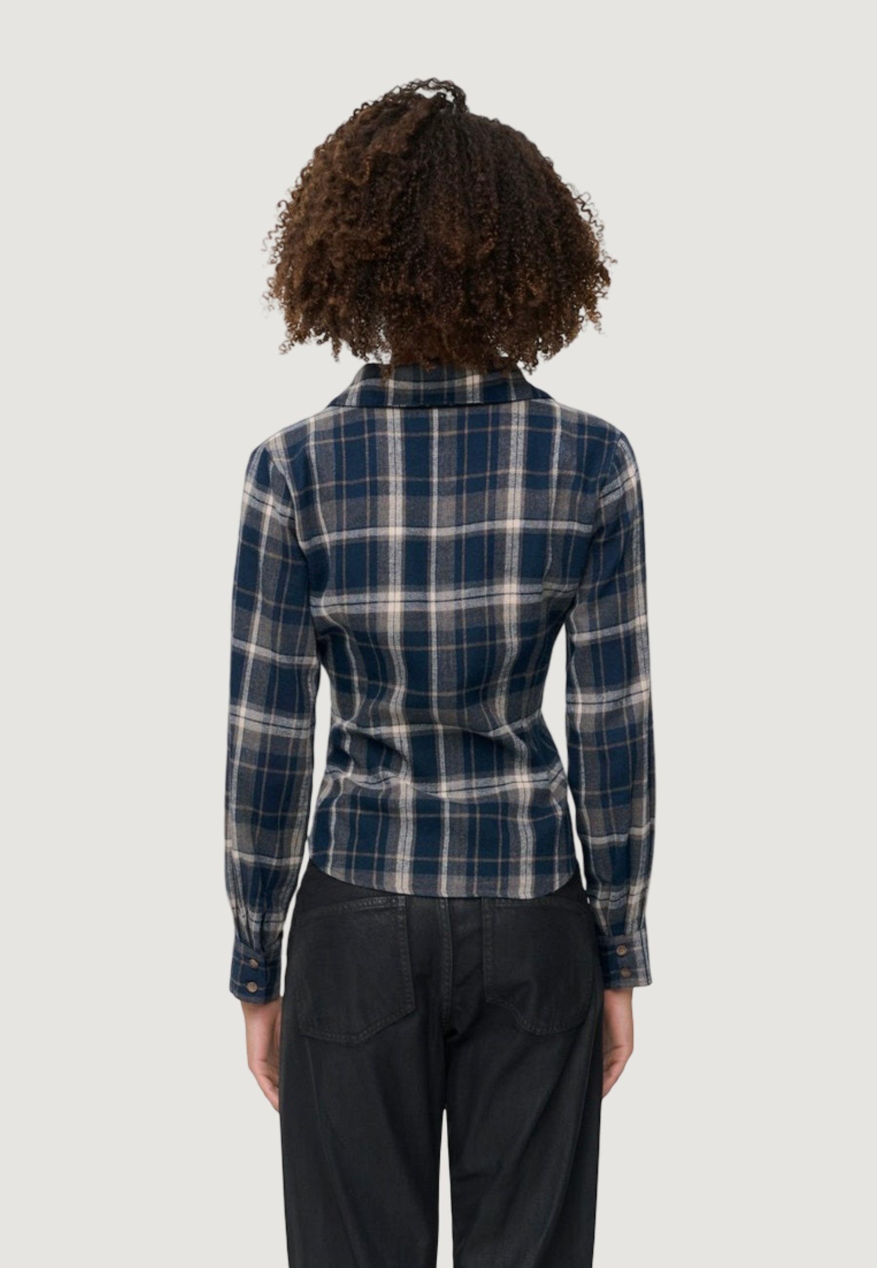 Long sleeves shirts Jacqueline de Yong Jdymaddie L/S Fitted Check Shirt Wvn