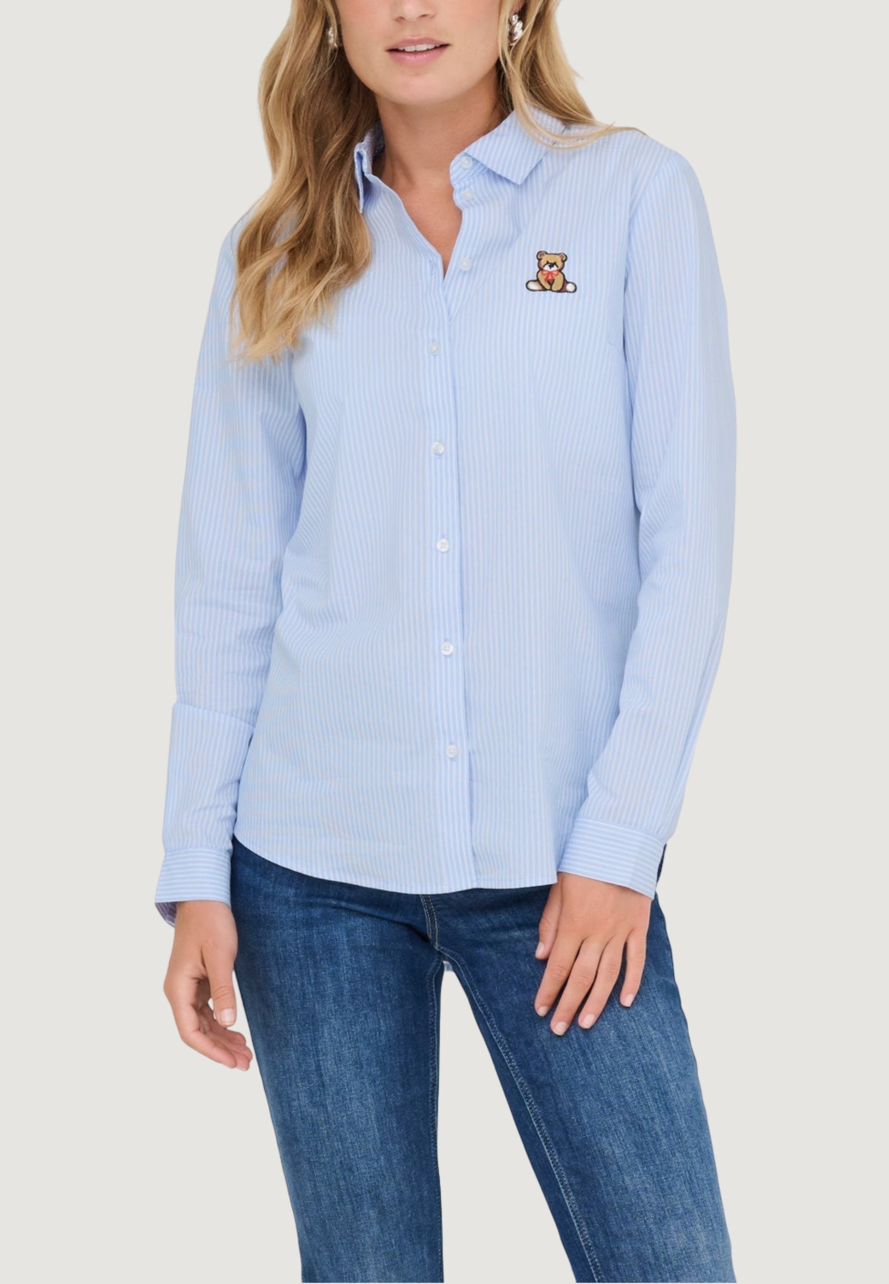 Camicia manica lunga Jacqueline de Yong Jdymio L/S Embroidery Shirt Wvn Noos