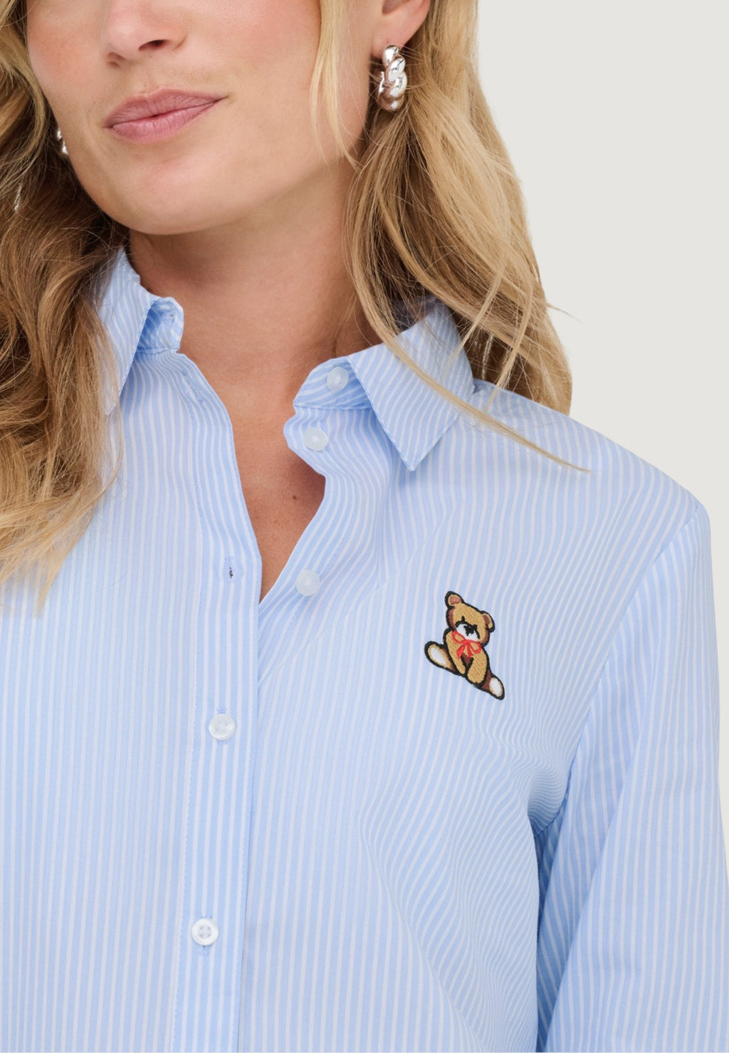 Camicia manica lunga Jacqueline de Yong Jdymio L/S Embroidery Shirt Wvn Noos