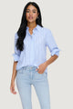 Long sleeves shirts Jacqueline de Yong JDYSOHO L/S LOOSE STRIPED SHIRT WVN