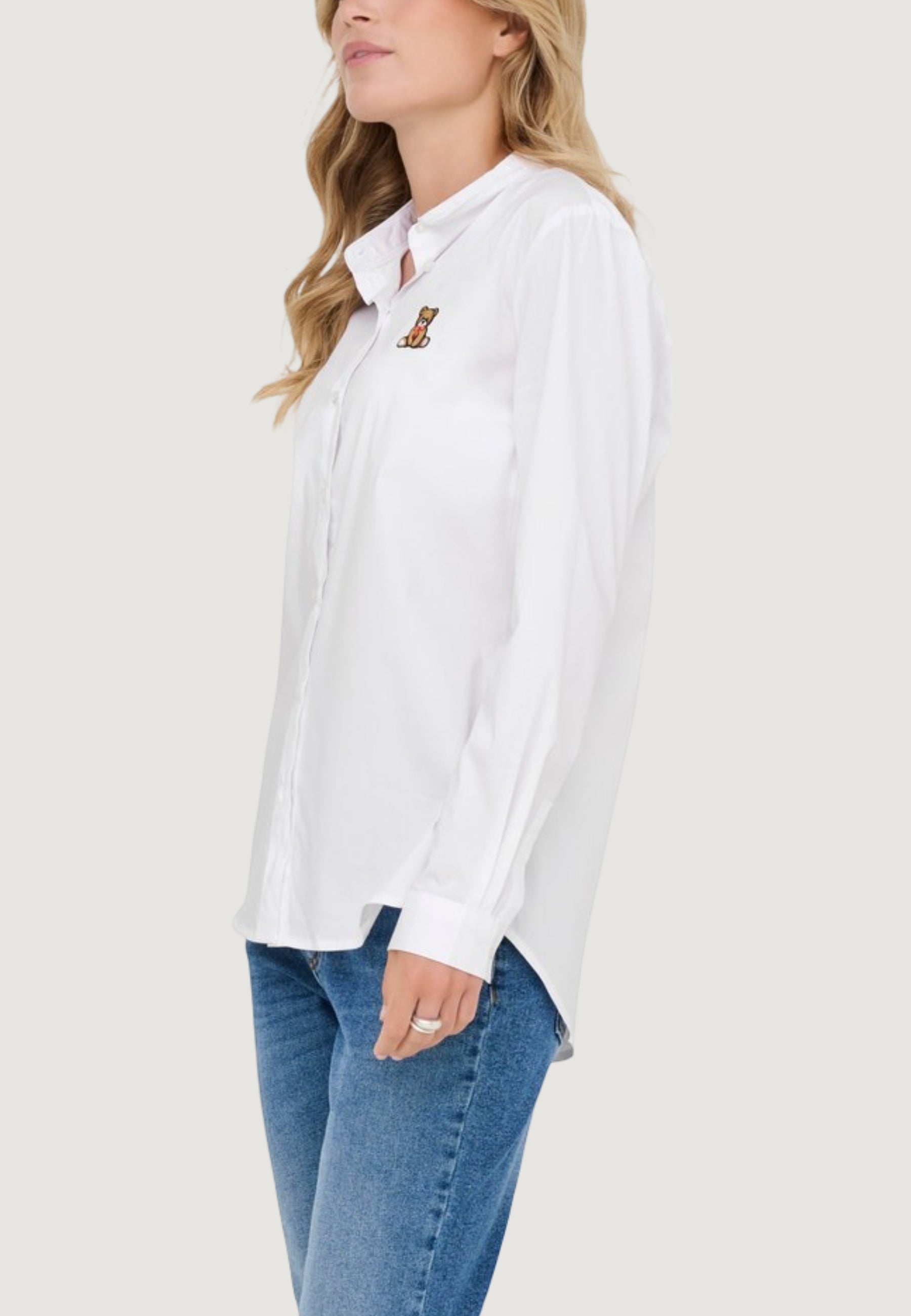 Long sleeves shirts Jacqueline de Yong Jdymio L/S Embroidery Shirt Wvn Noos