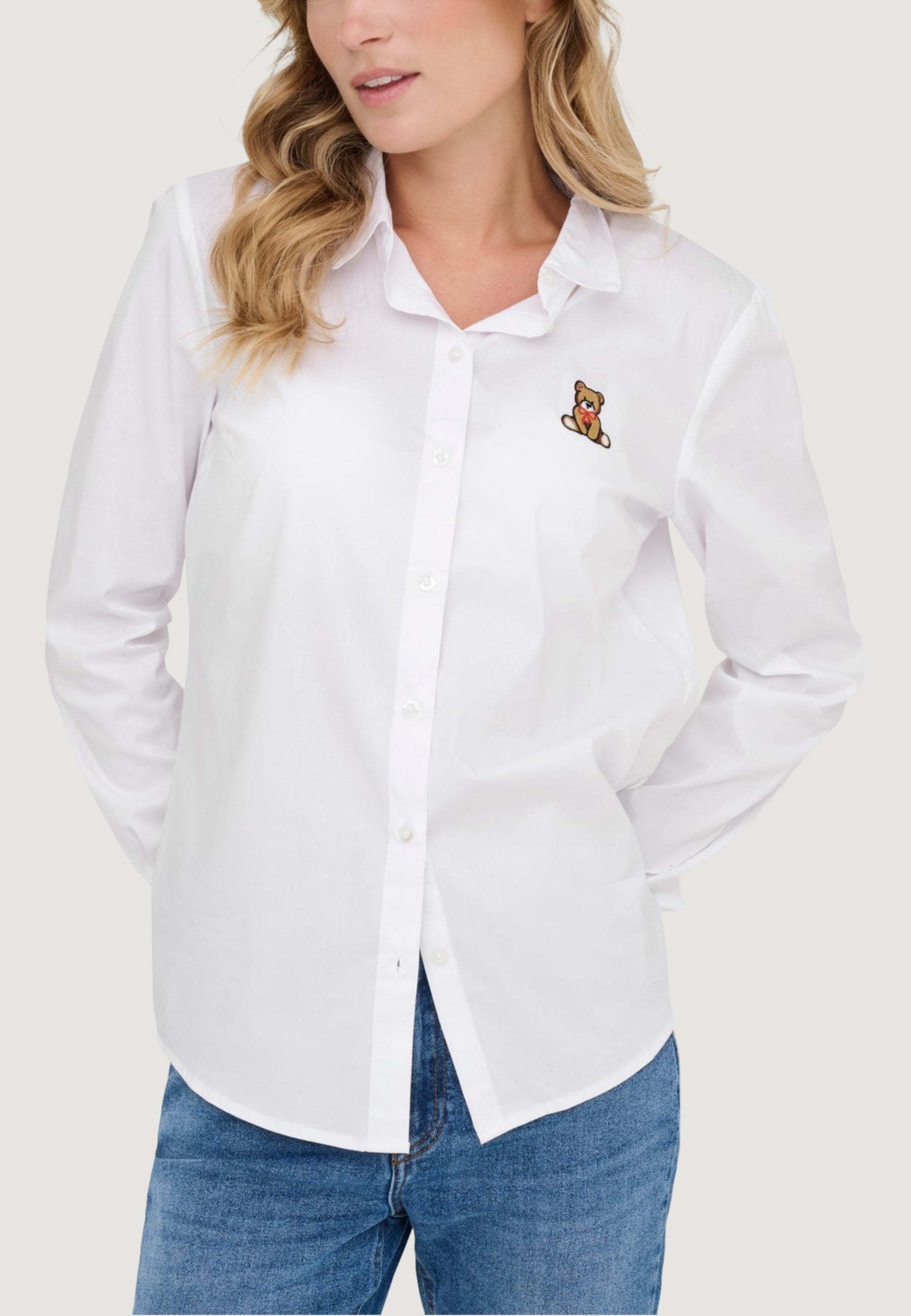 Long sleeves shirts Jacqueline de Yong Jdymio L/S Embroidery Shirt Wvn Noos