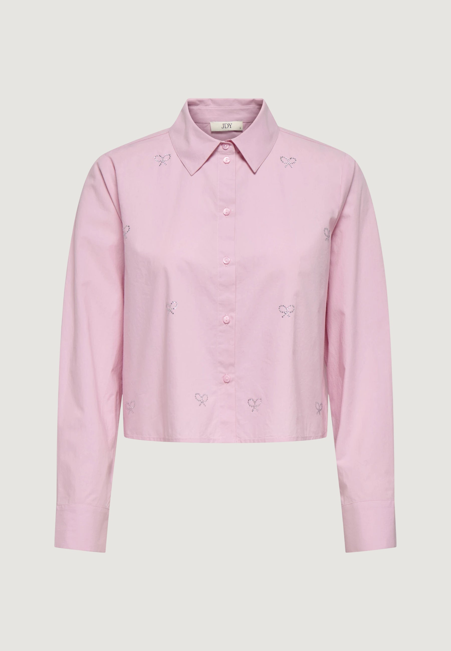 Camicia manica lunga Jacqueline de Yong Jdyriley L/S Short Emb. Shirt Wvn