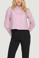Camicia manica lunga Jacqueline de Yong Jdyriley L/S Short Emb. Shirt Wvn