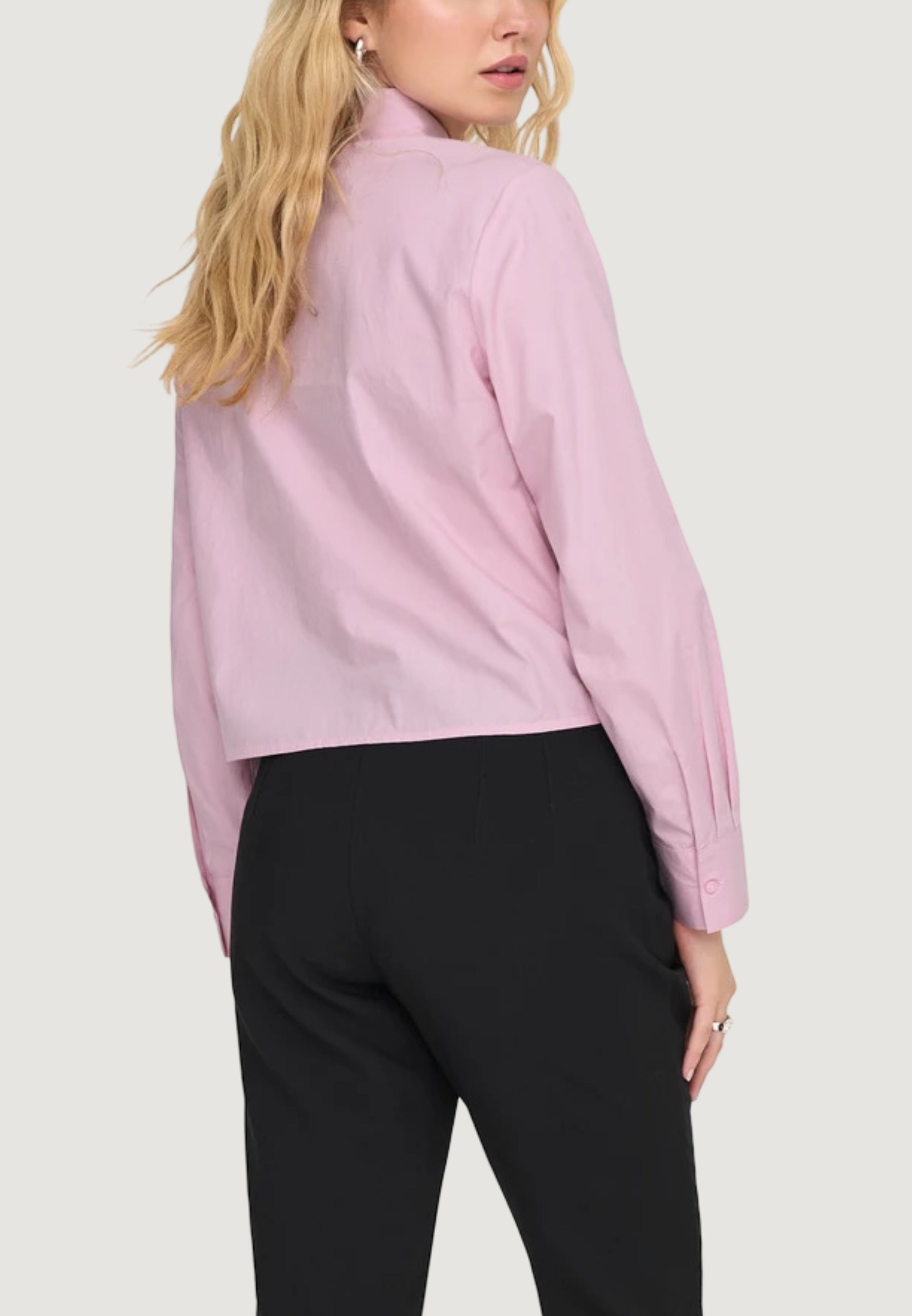 Camicia manica lunga Jacqueline de Yong Jdyriley L/S Short Emb. Shirt Wvn