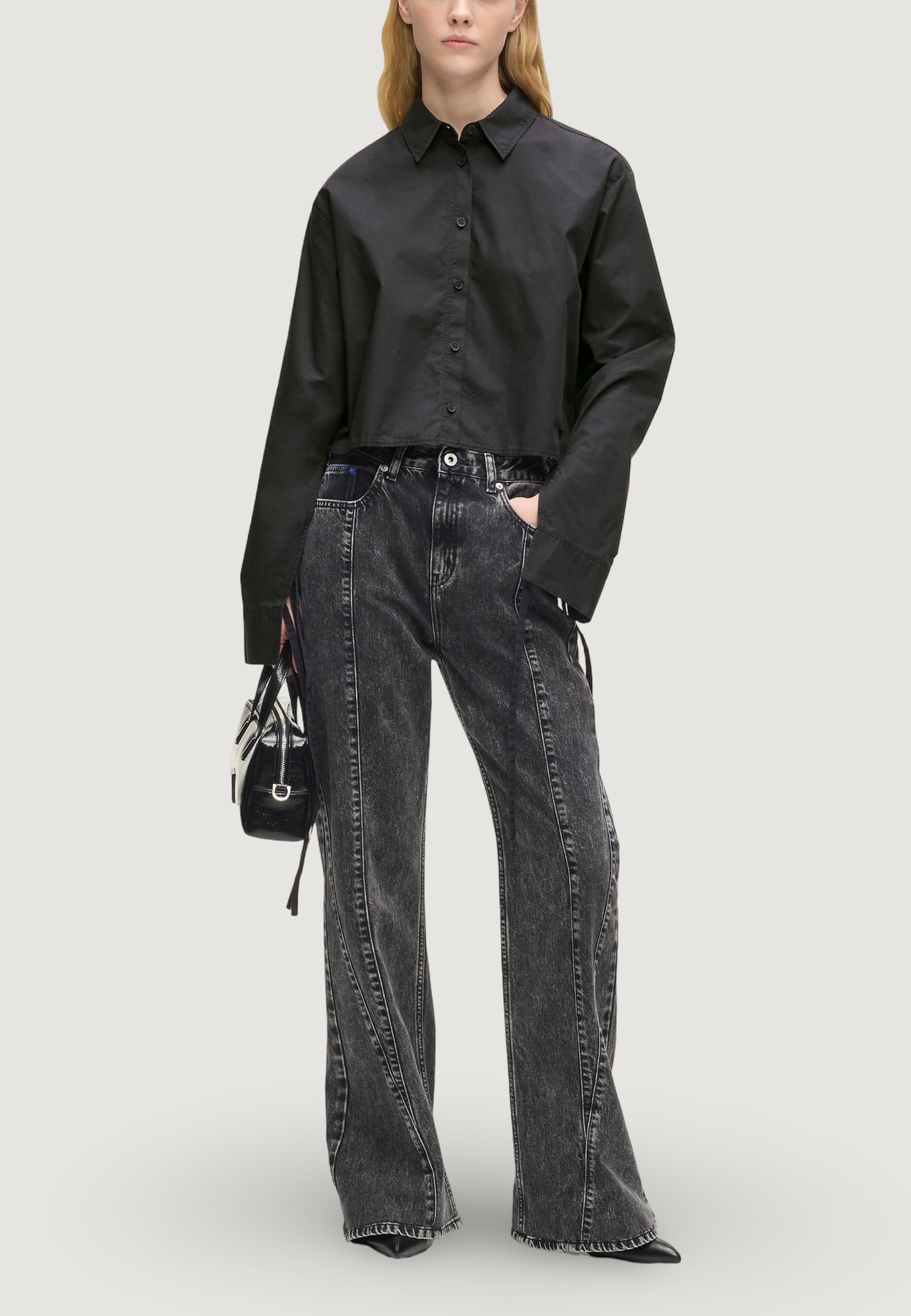 Long sleeves shirts Karl Lagerfeld Jeans KLJ Washed Cotton Blouse