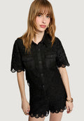 Short sleeves shirts Morgan De Toi 251-CREMA