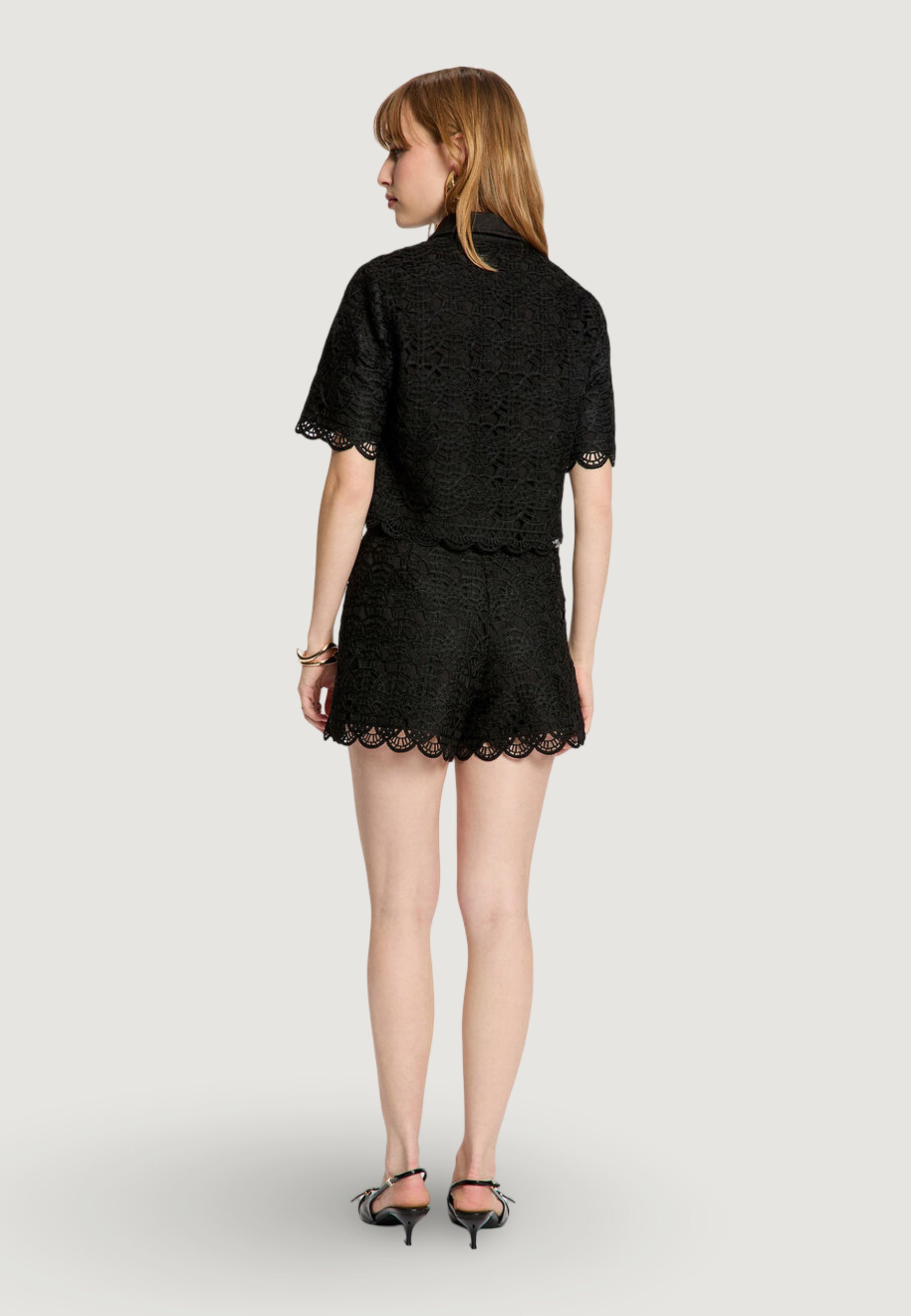 Short sleeves shirts Morgan De Toi 251-CREMA