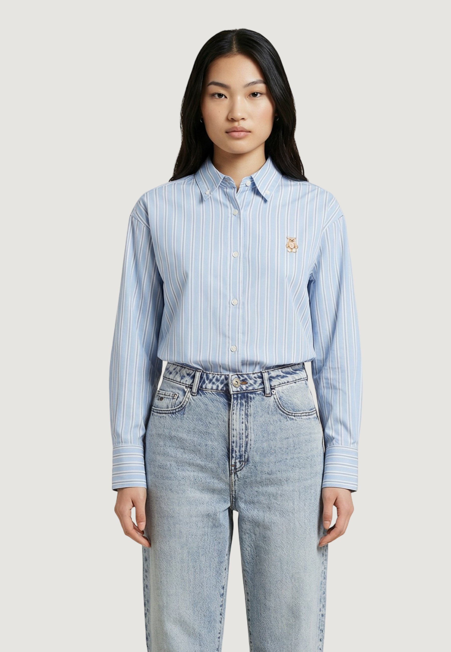 Camicia manica lunga Only Onlelara L/S Emb Wvn