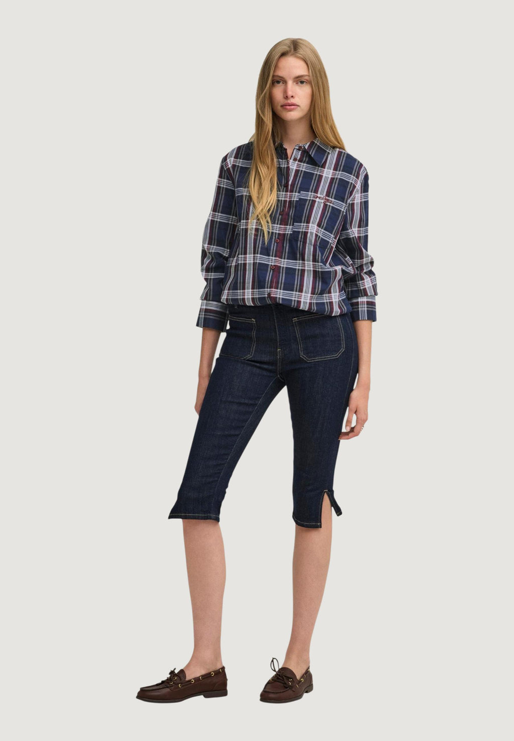 Camicia manica lunga Only Onlsurani L/S Check Emb Shirt Wvn