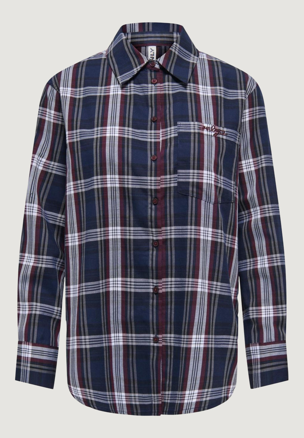 Camicia manica lunga Only Onlsurani L/S Check Emb Shirt Wvn