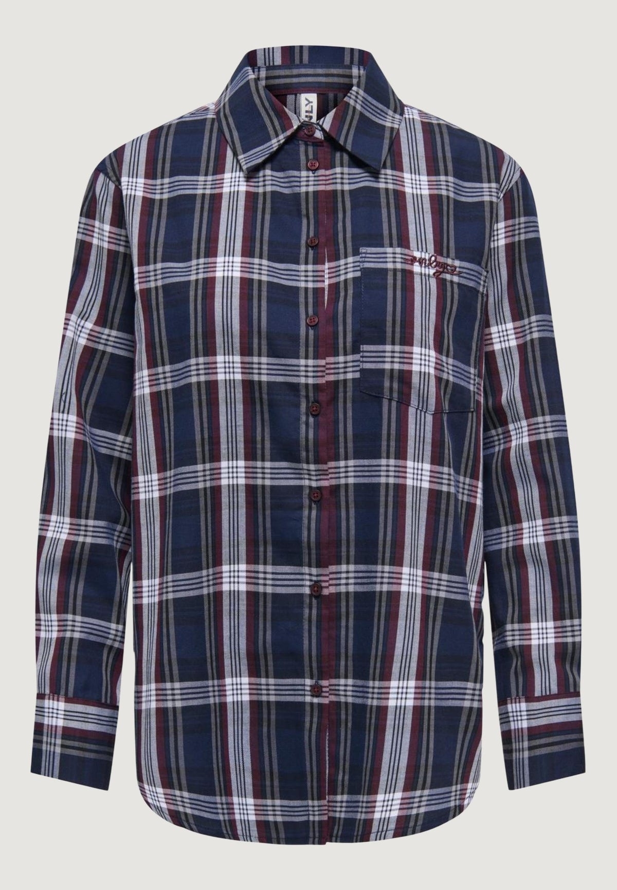 Camicia manica lunga Only Onlsurani L/S Check Emb Shirt Wvn