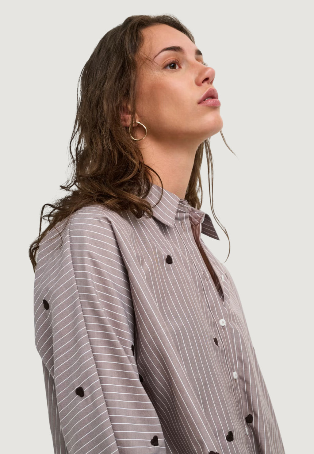 Camicia manica lunga Only NEW LINA GRACE STR EMB SHIRT NOOS WVN