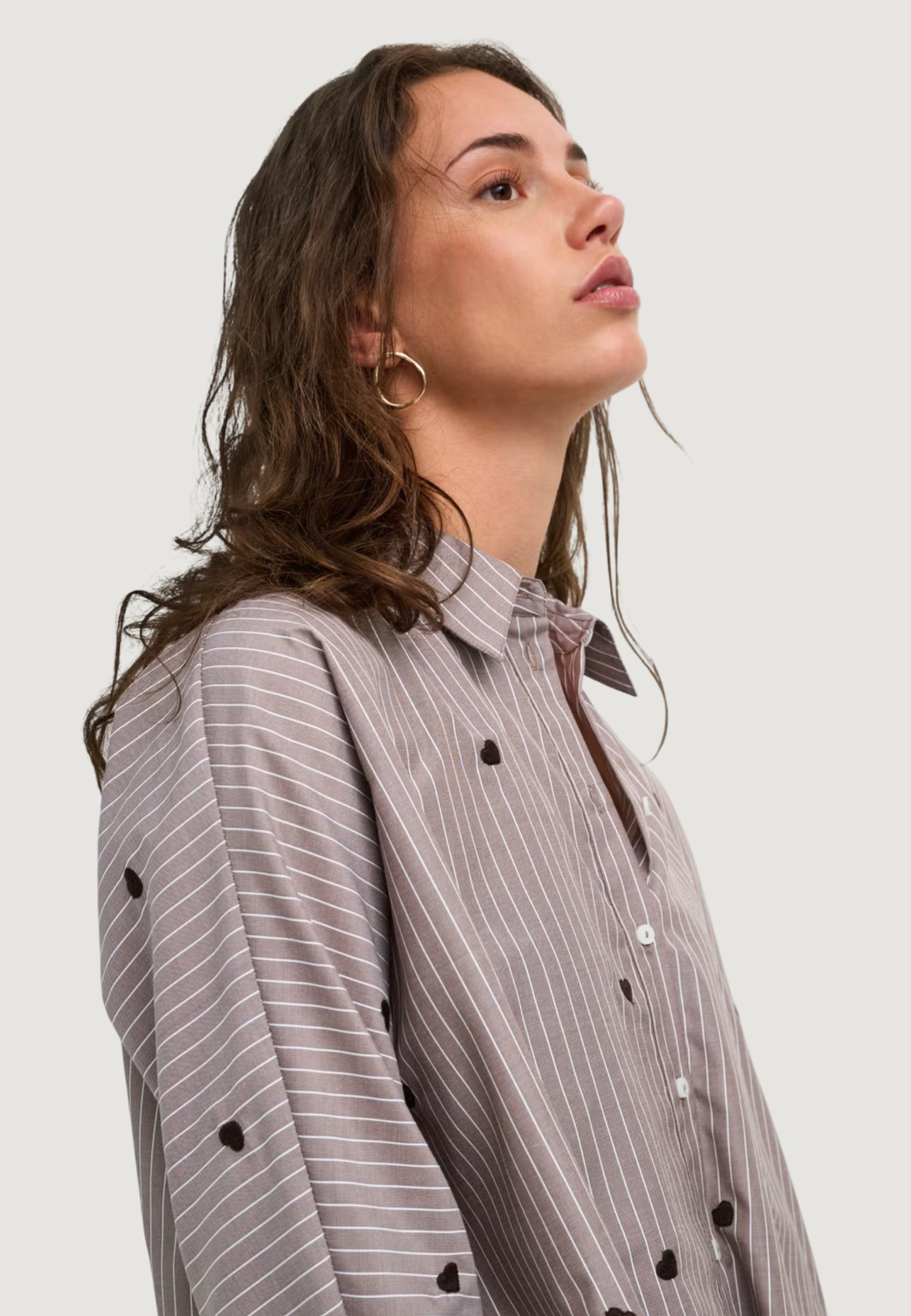 Camicia manica lunga Only NEW LINA GRACE STR EMB SHIRT NOOS WVN