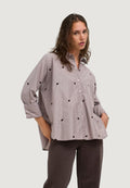 Camicia manica lunga Only NEW LINA GRACE STR EMB SHIRT NOOS WVN