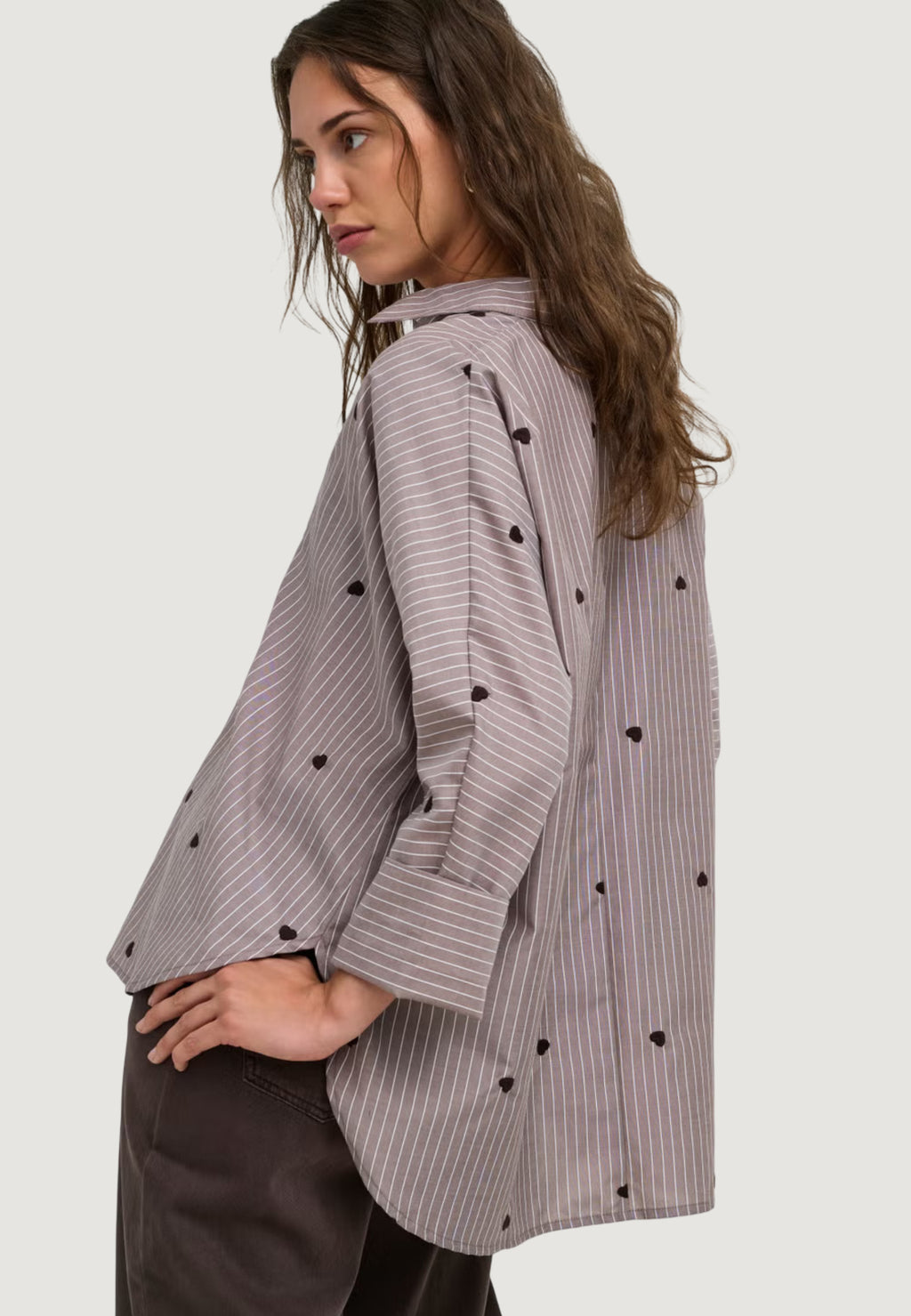 Camicia manica lunga Only NEW LINA GRACE STR EMB SHIRT NOOS WVN