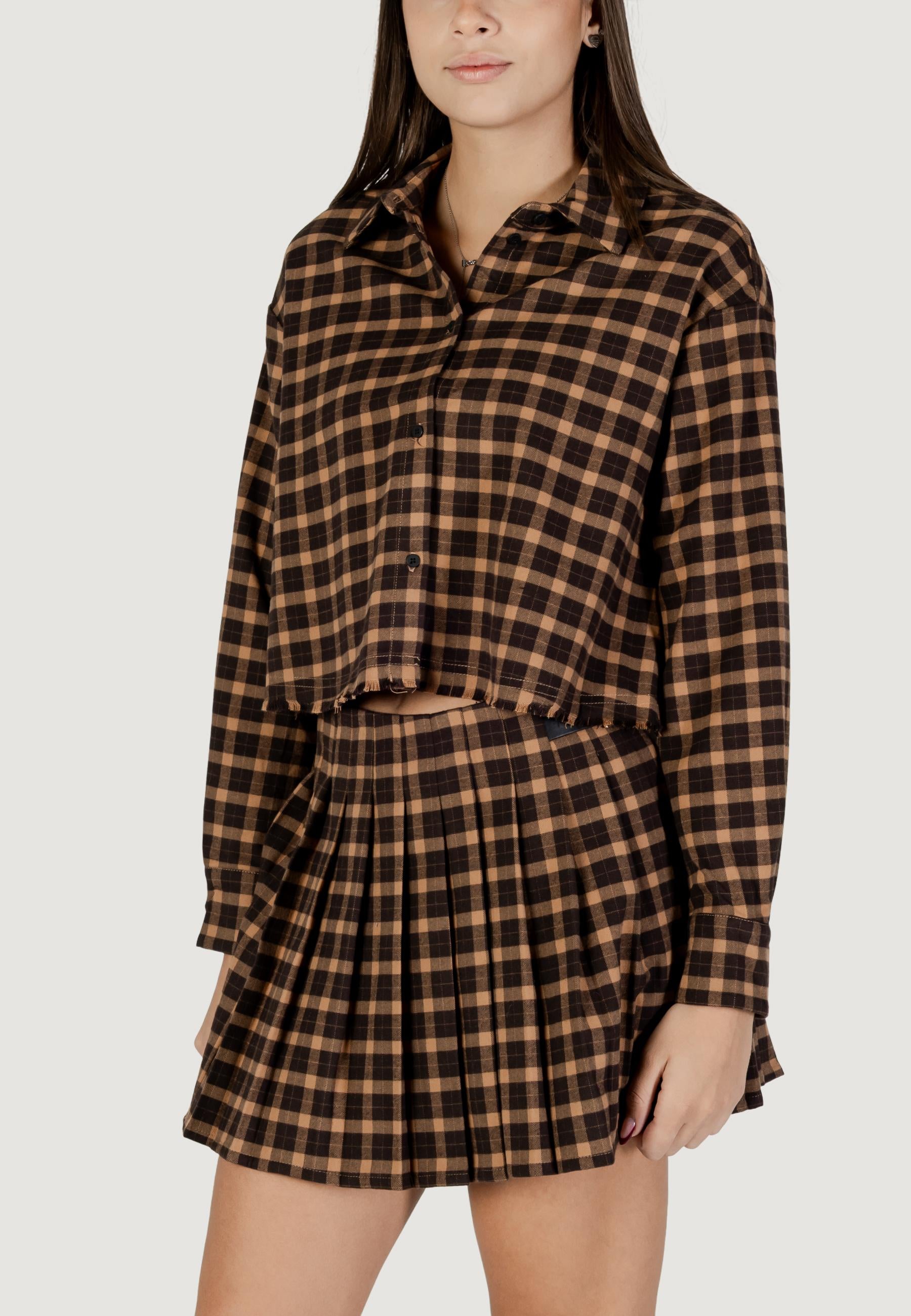 Long sleeves shirts Only Onlcat Life L/S Check Shirt Pnt