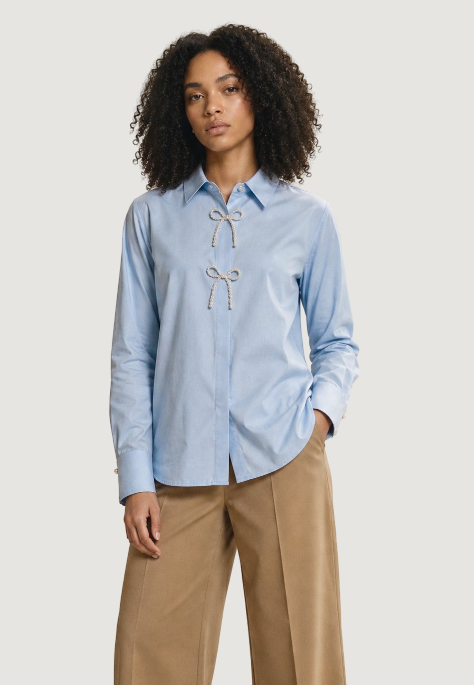 Camicia manica lunga Only ONLALLEGRA L/S PEARL SHIRT WVN