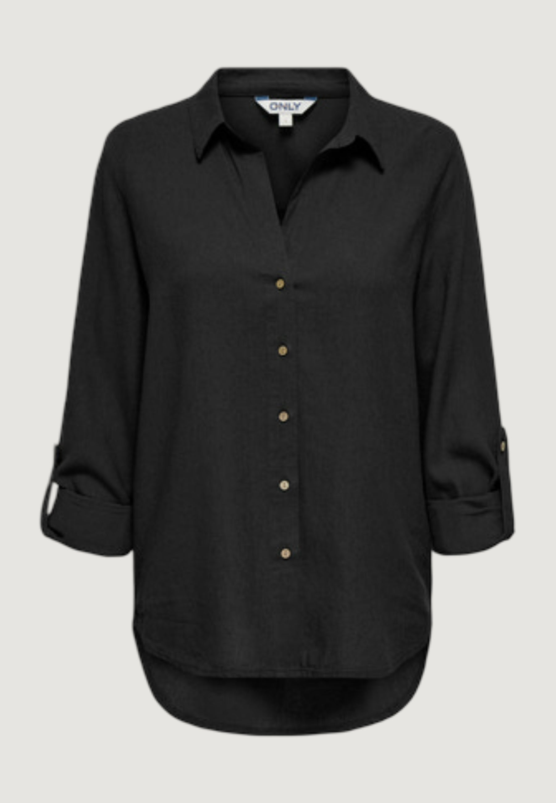 Camicia manica lunga Only Onlgoa 3/4 Strap Linen Bl Shirt Cc Pnt