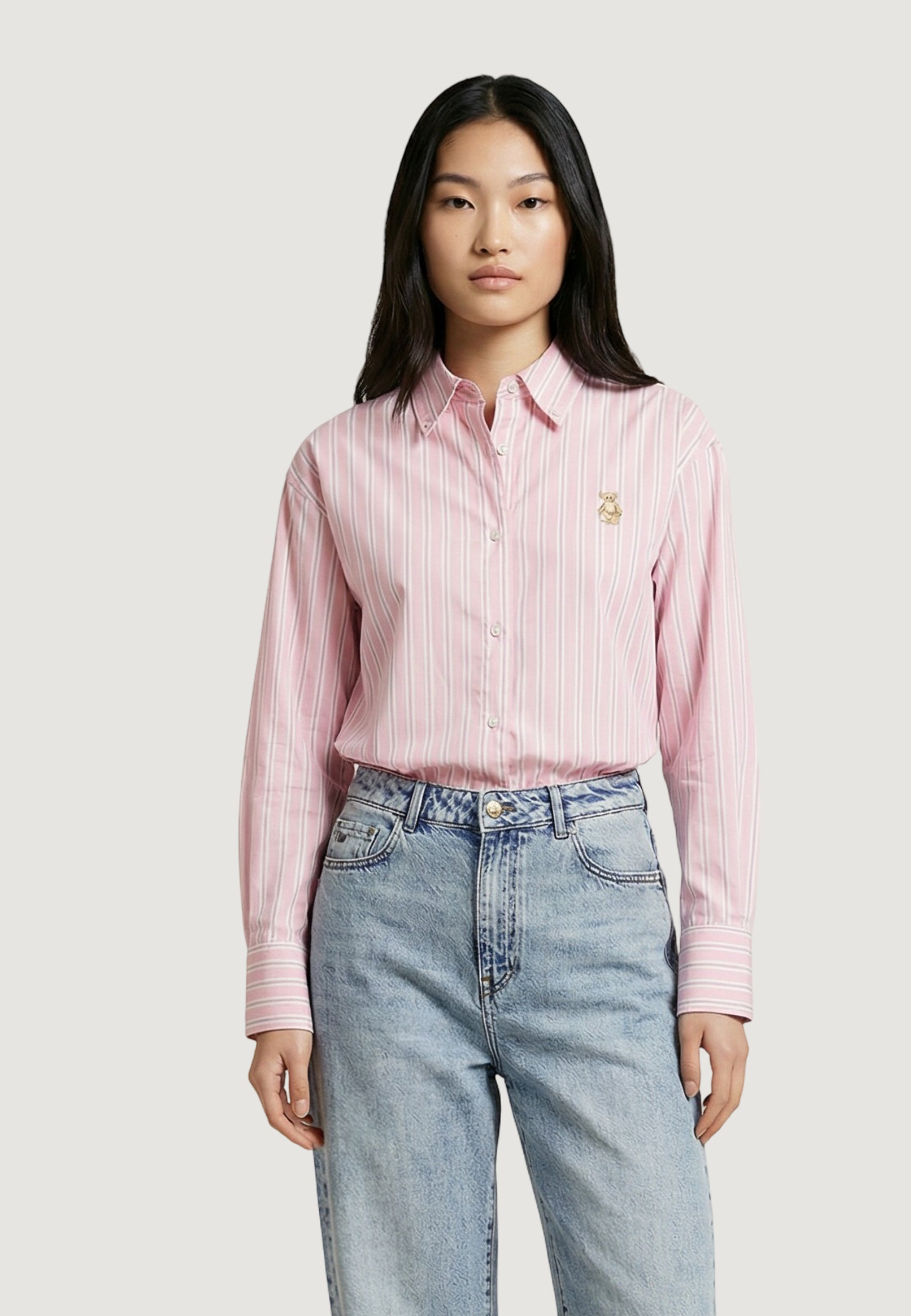 Camicia manica lunga Only Onlelara L/S Emb Wvn