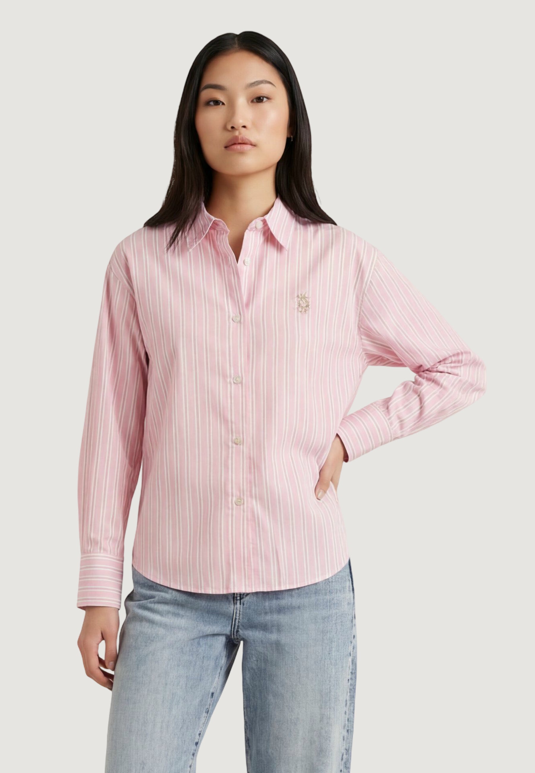 Camicia manica lunga Only Onlelara L/S Emb Wvn