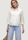 Long sleeves shirts Street One SOL_Rising shiffley shirtcollar blouse