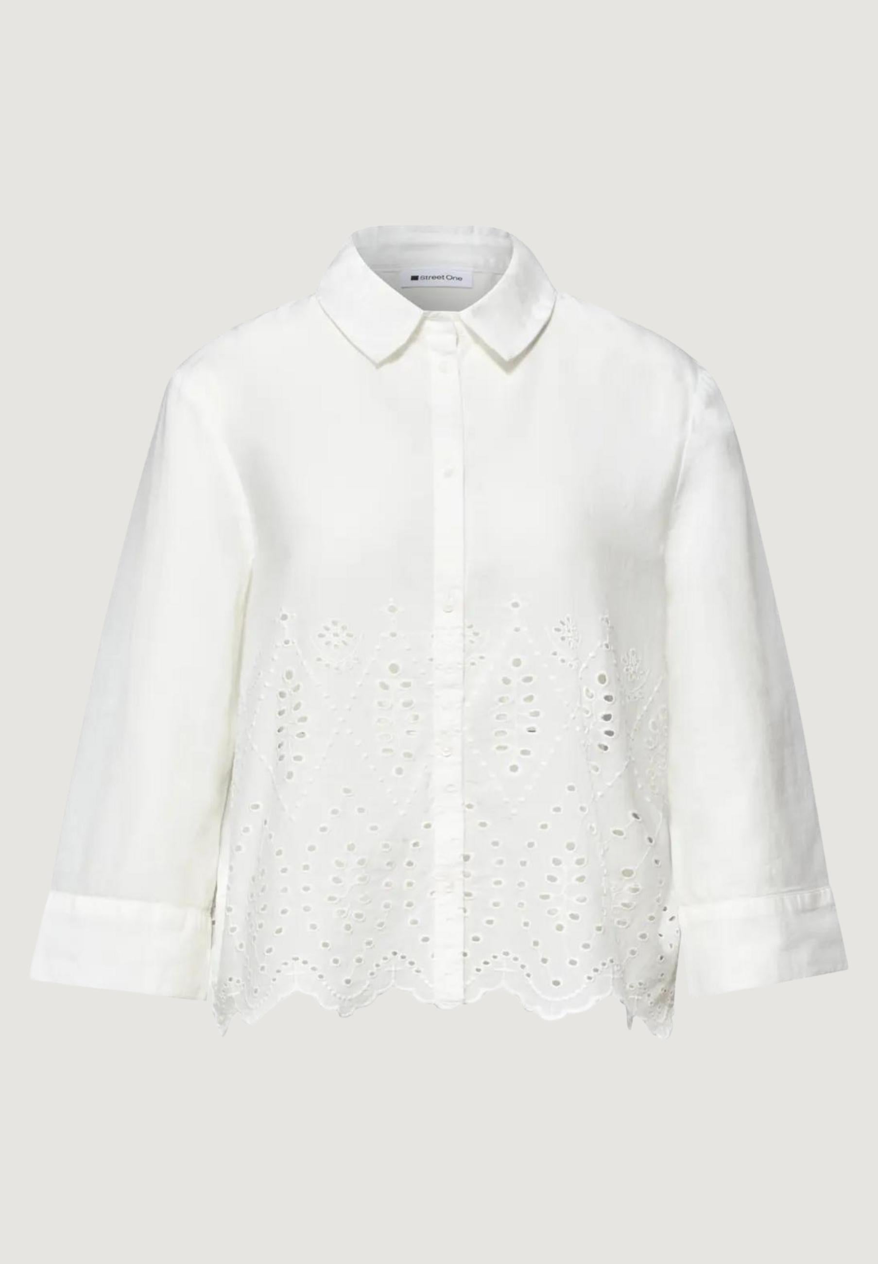 Camicia manica lunga Street One SOL_Rising shiffley shirtcollar blouse