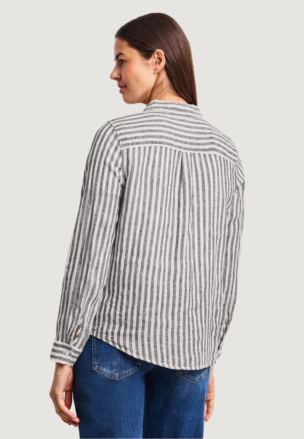Long sleeves shirts Street One SOL_LTD QR Striped shirtcollarblouse