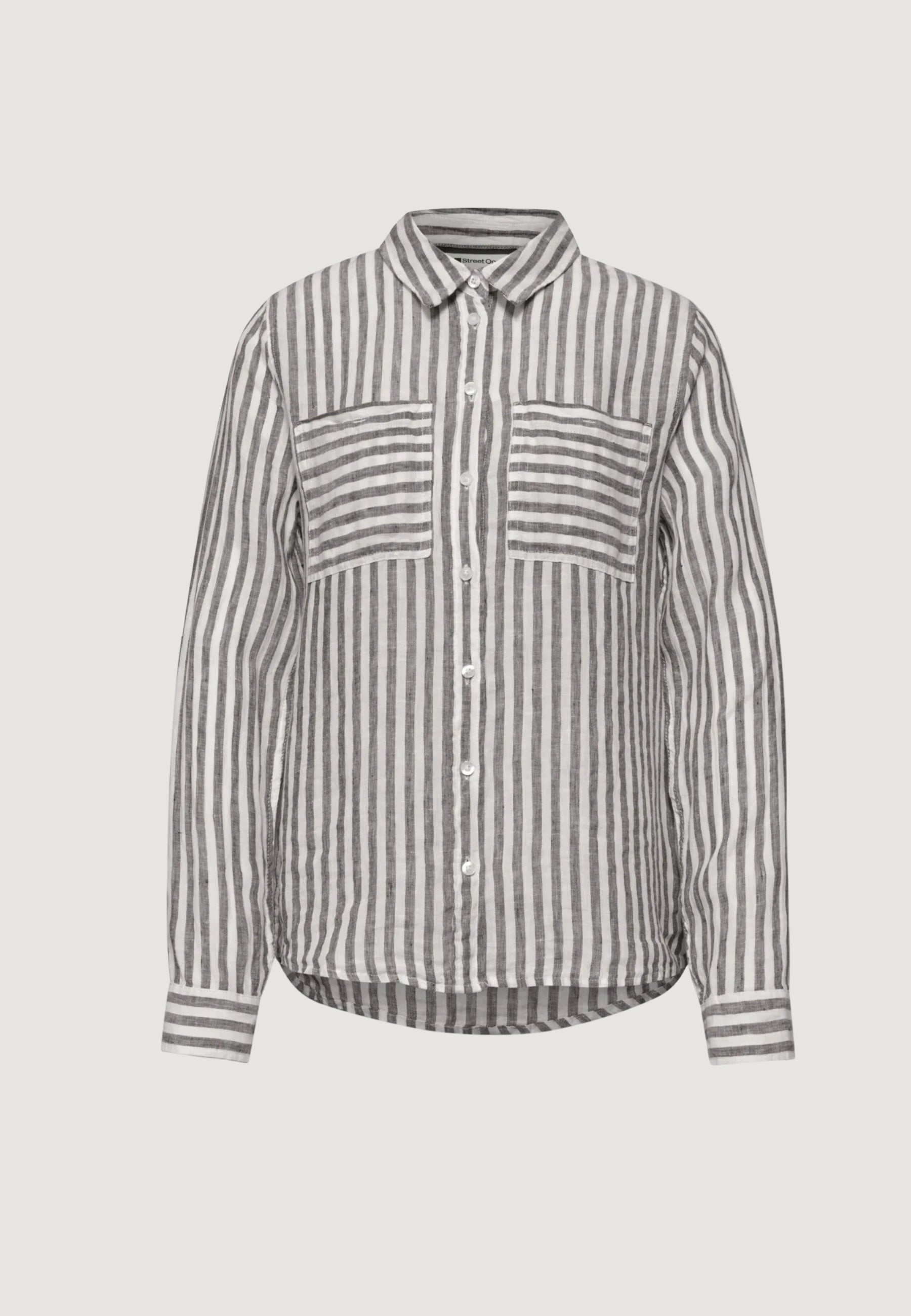 Long sleeves shirts Street One SOL_LTD QR Striped shirtcollarblouse