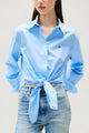 Camicia manica lunga Tommy Hilfiger Jeans TJW LS TIE FRONT SHI