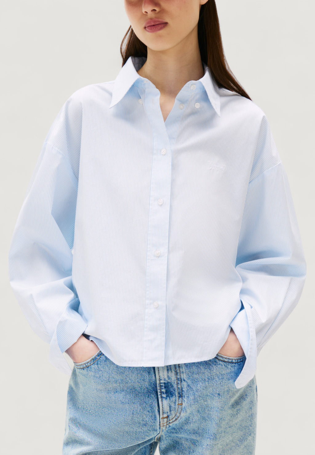 Camicia manica lunga Tommy Hilfiger Jeans TJW REG CROP STRIPE