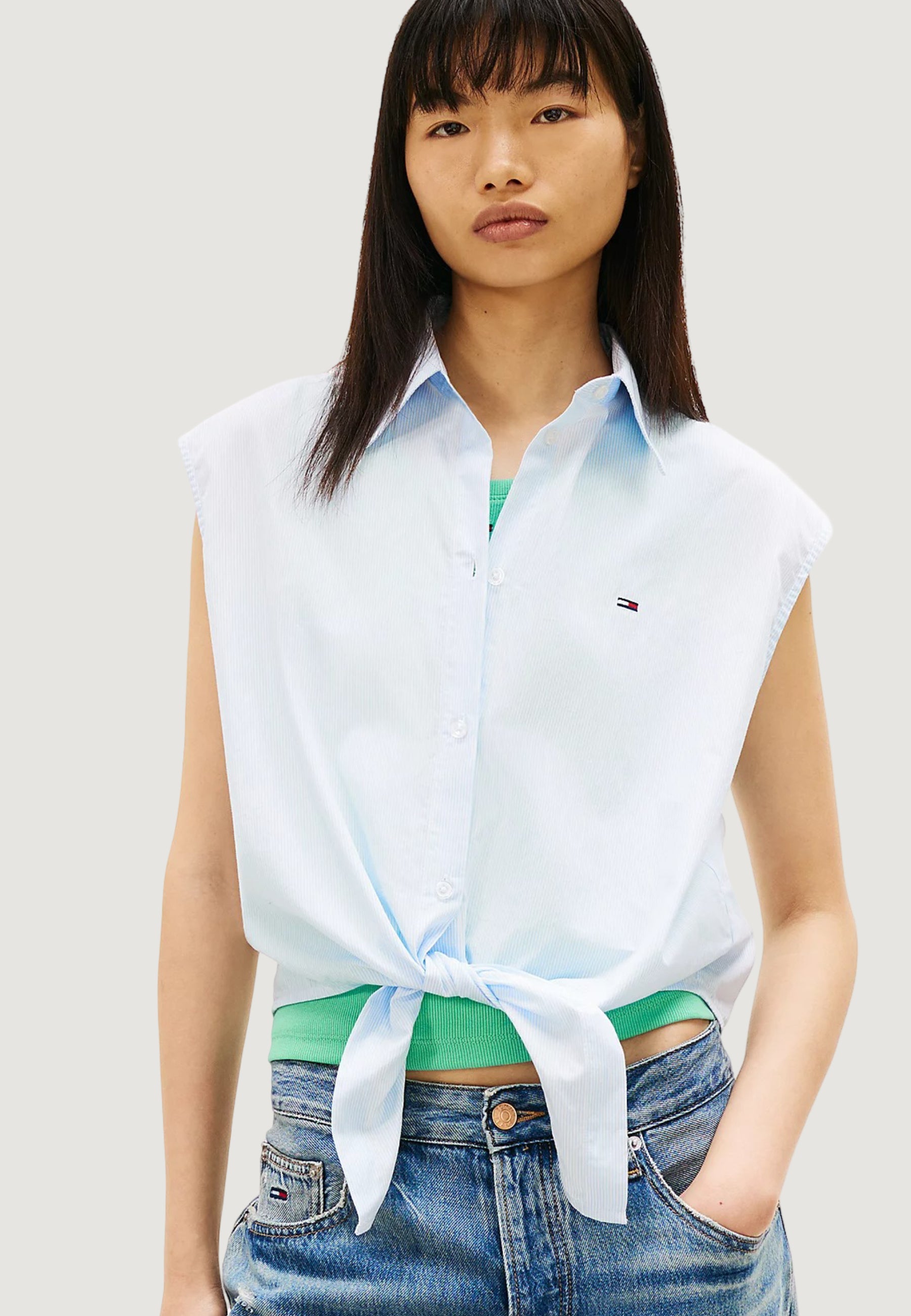 Camicia manica corta Tommy Hilfiger Jeans DW0DW22212