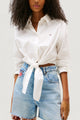 Camicia manica lunga Tommy Hilfiger Jeans TJW LS TIE FRONT SHI