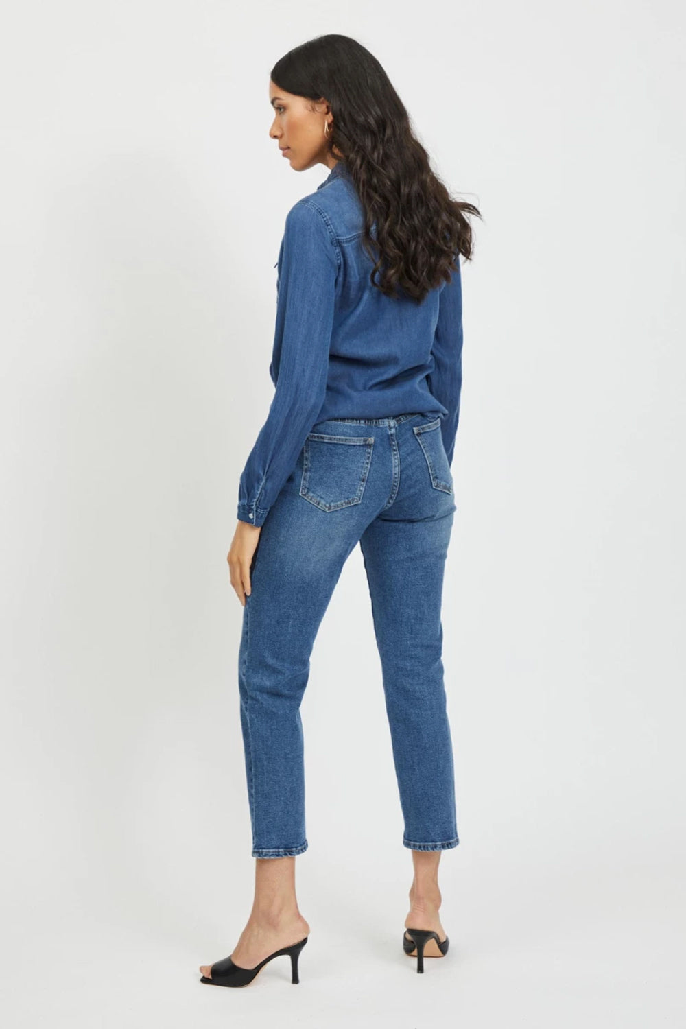 Camicia manica lunga Vila Clothes VIBISTA DENIM SHIRT
