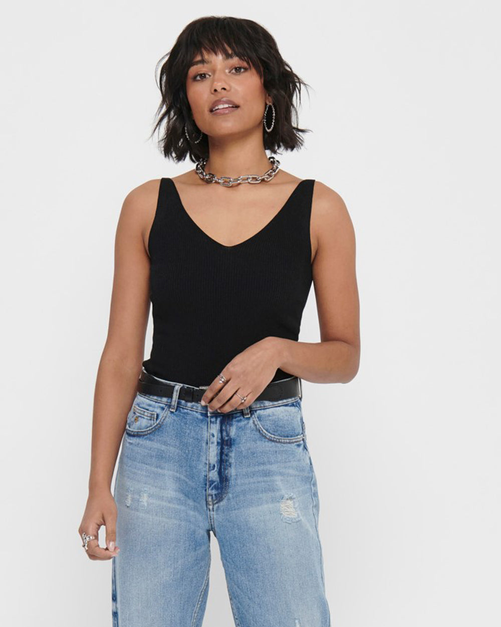 Canotta Jacqueline de Yong NANNA S/L TOP KNT NOOS