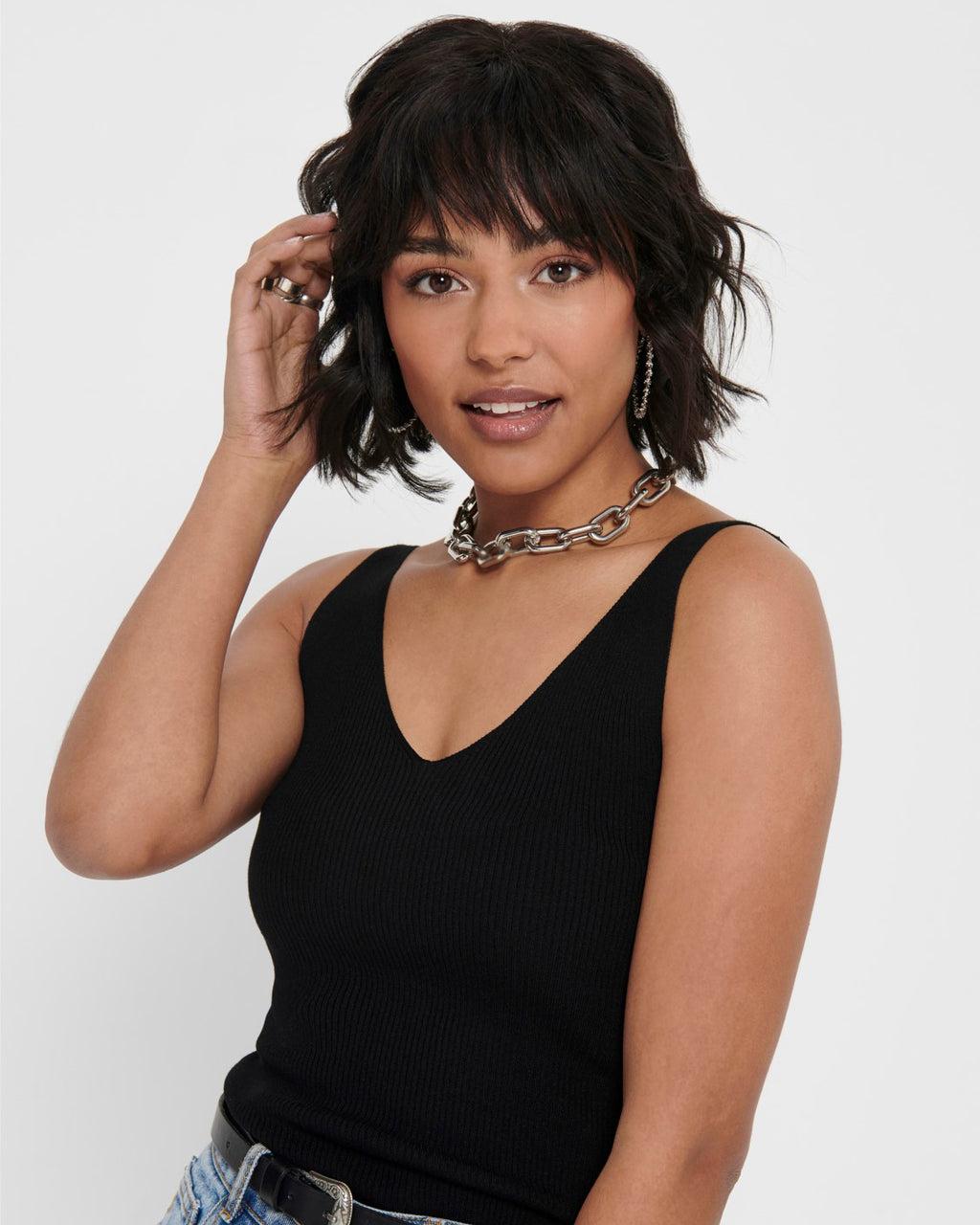 Canotta Jacqueline de Yong NANNA S/L TOP KNT NOOS
