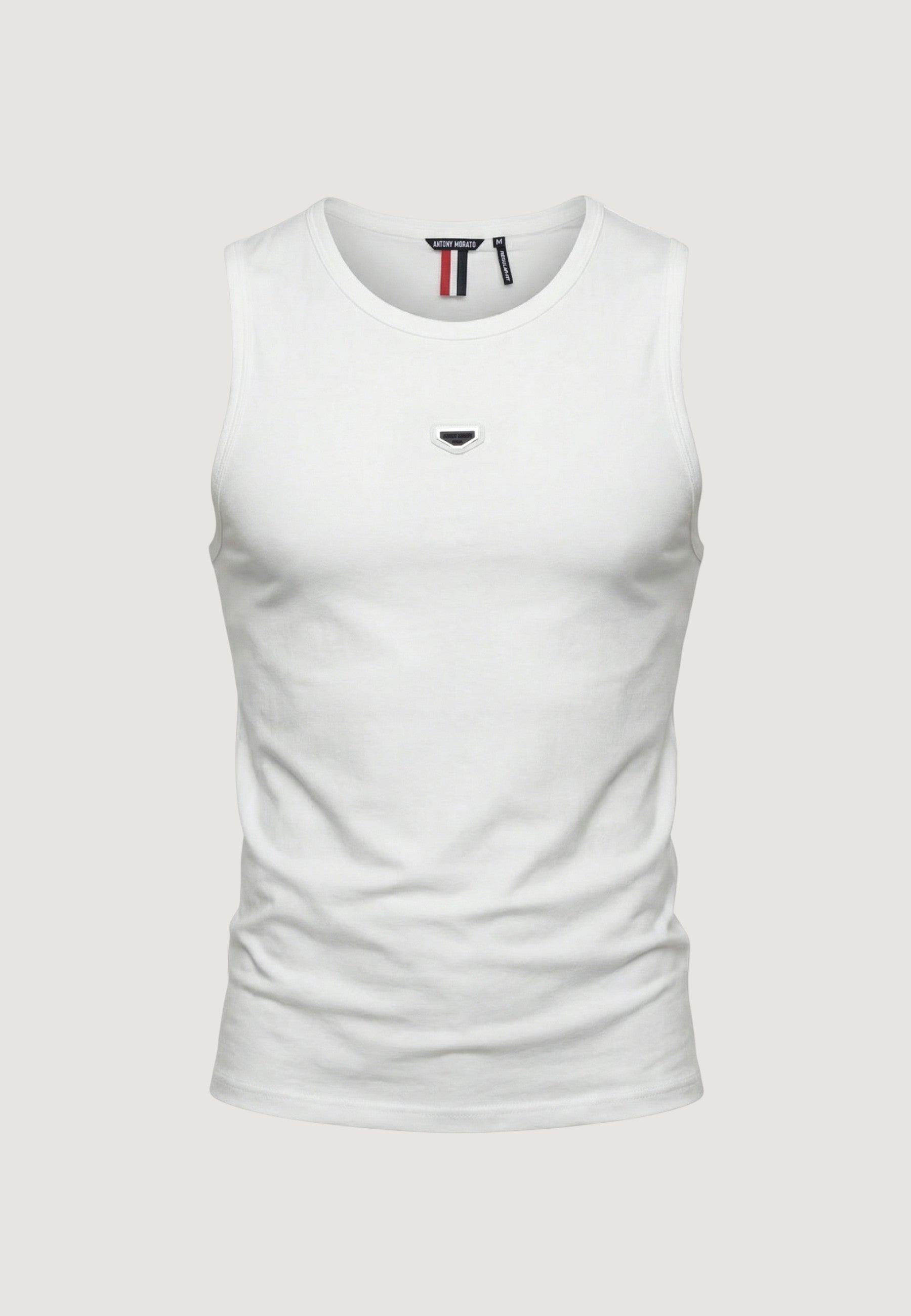Canotta Antony Morato REGULAR FIT WITH METAL RUBBER PLATE ON FRONT