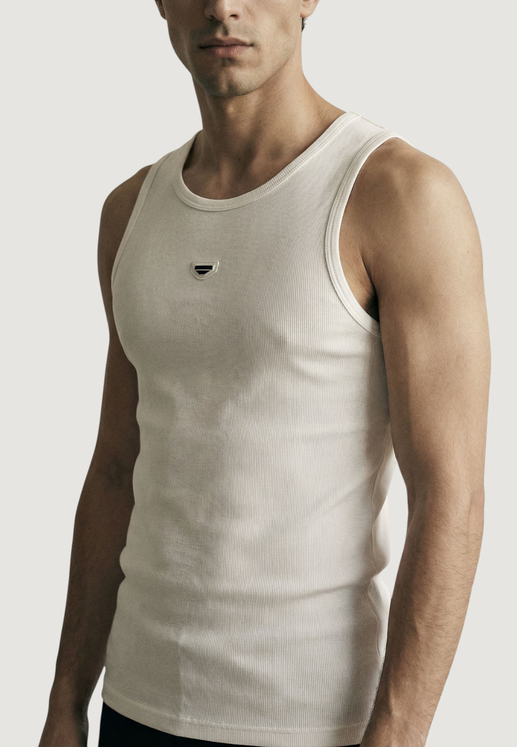 Canotta Antony Morato REGULAR FIT WITH METAL RUBBER PLATE ON FRONT