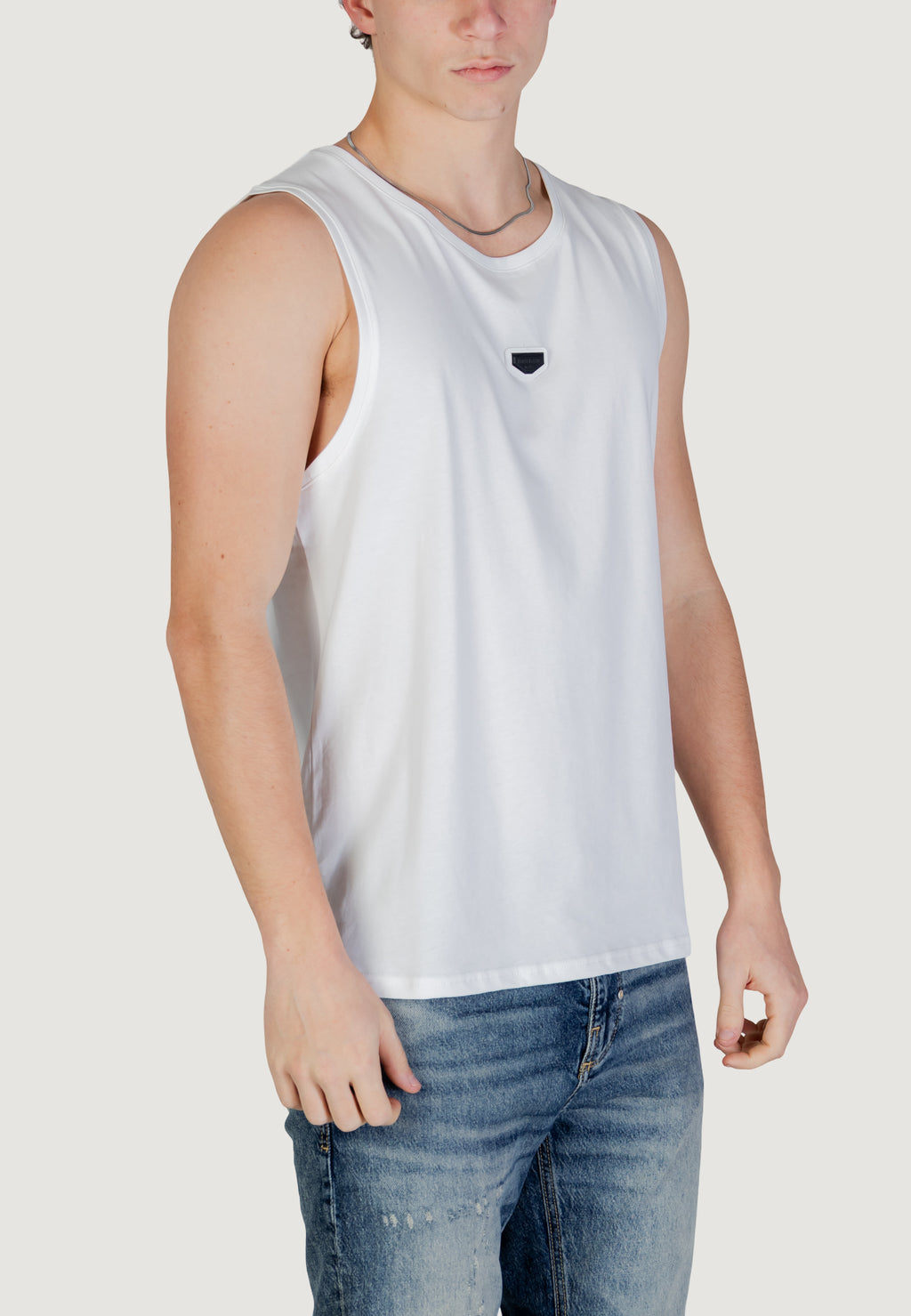 Tank tops Antony Morato REGULAR FIT WITH METAL RUBBER PLATE ON FRONT