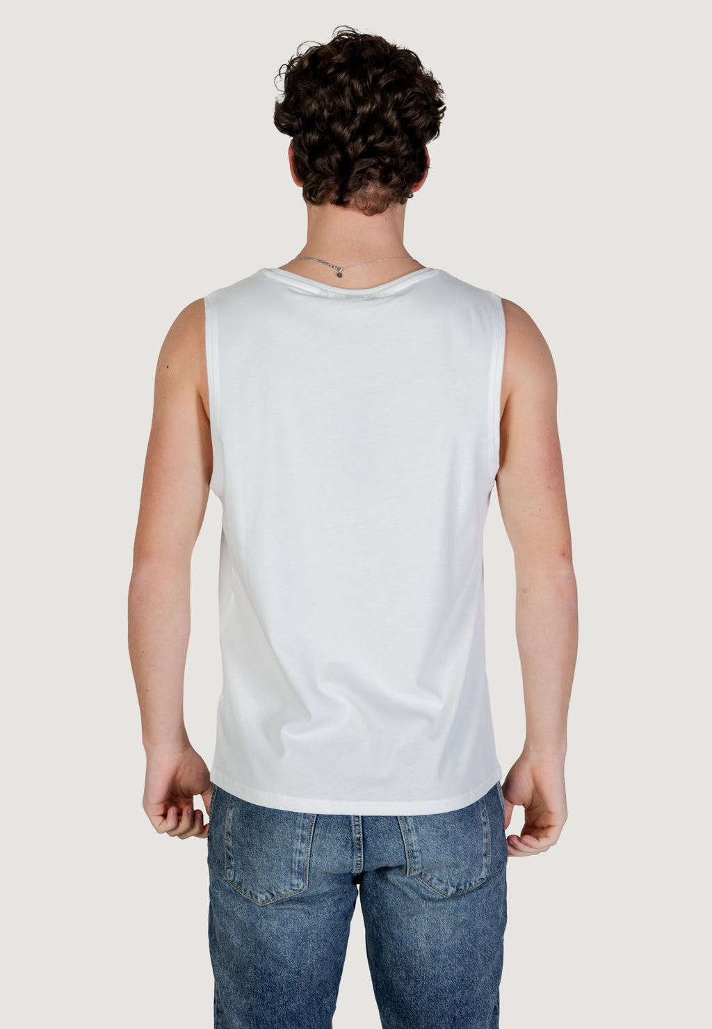Tank tops Antony Morato REGULAR FIT WITH METAL RUBBER PLATE ON FRONT