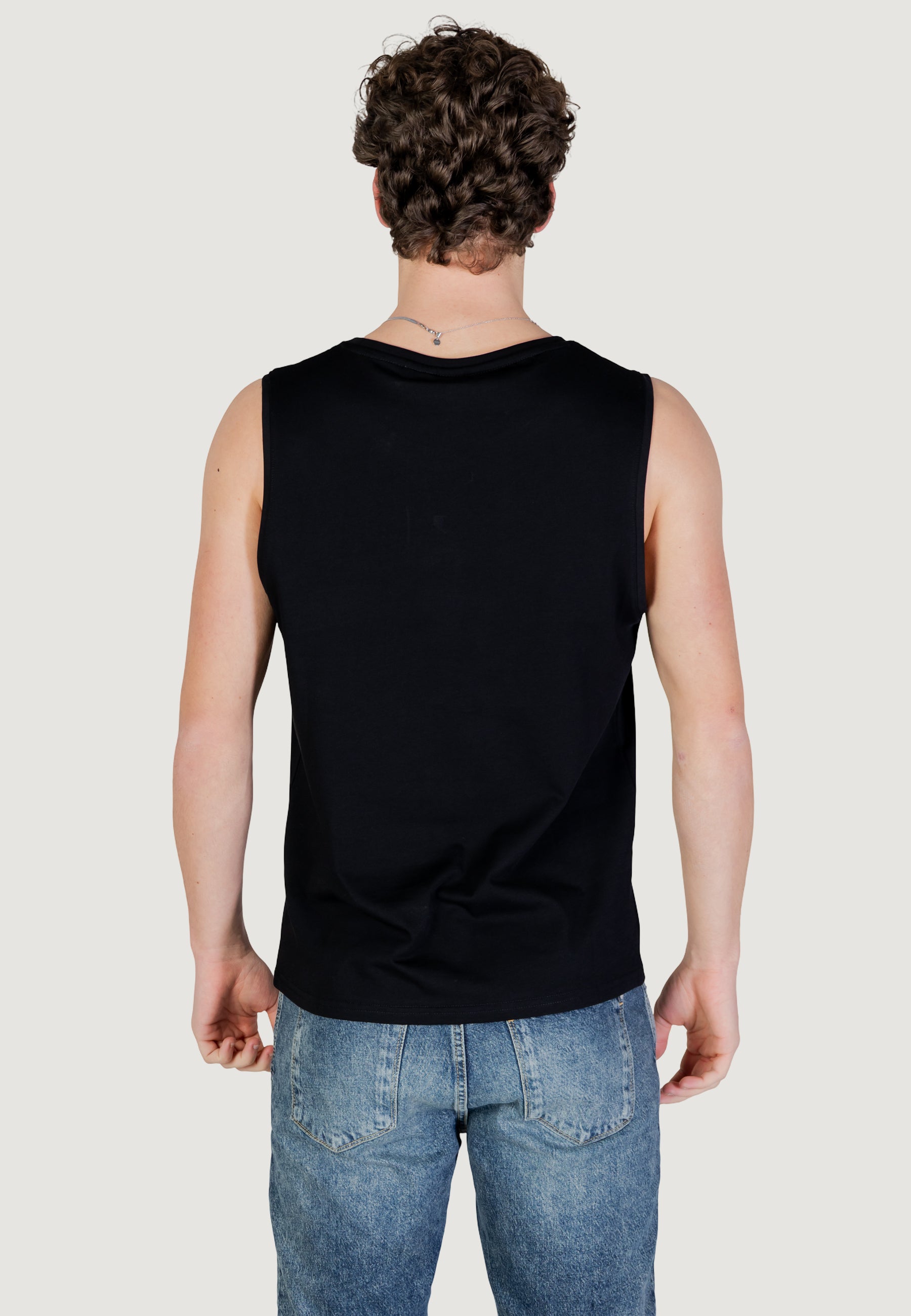 Tank tops Antony Morato REGULAR FIT WITH METAL RUBBER PLATE ON FRONT